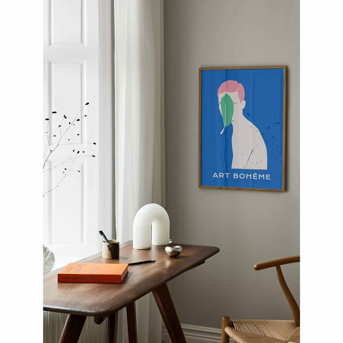 Male Silhouette Bedroom Wall Art