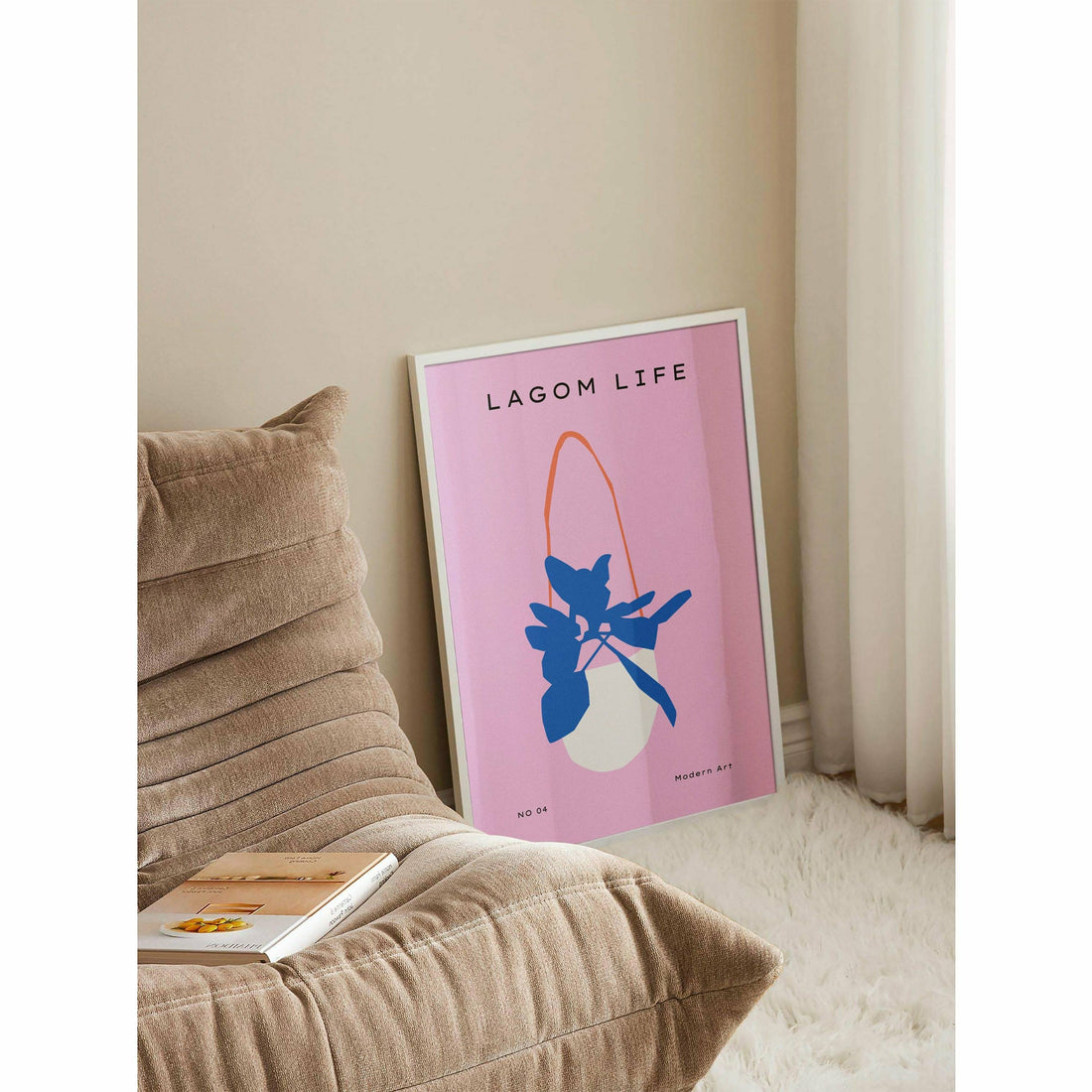Hanging Plant Bedroom Wall Art