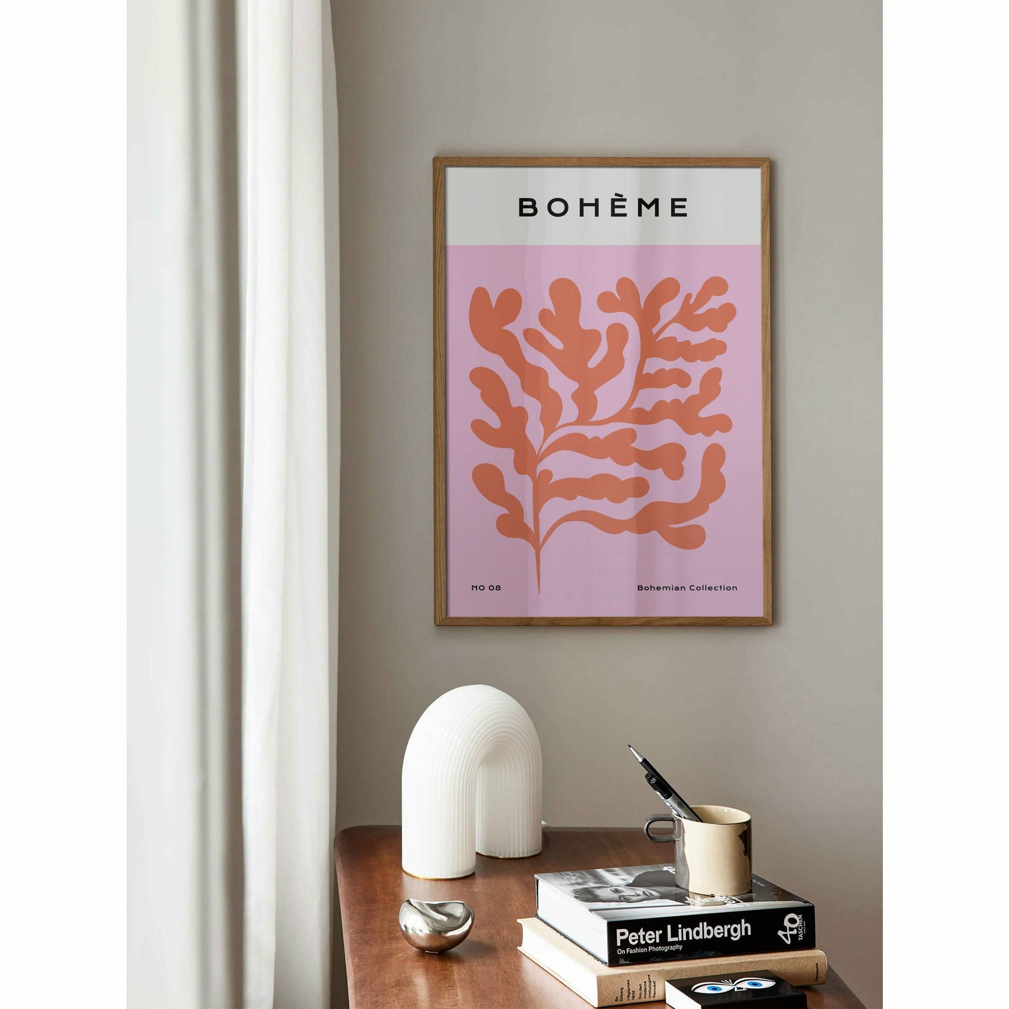 Pink and Orange Poster