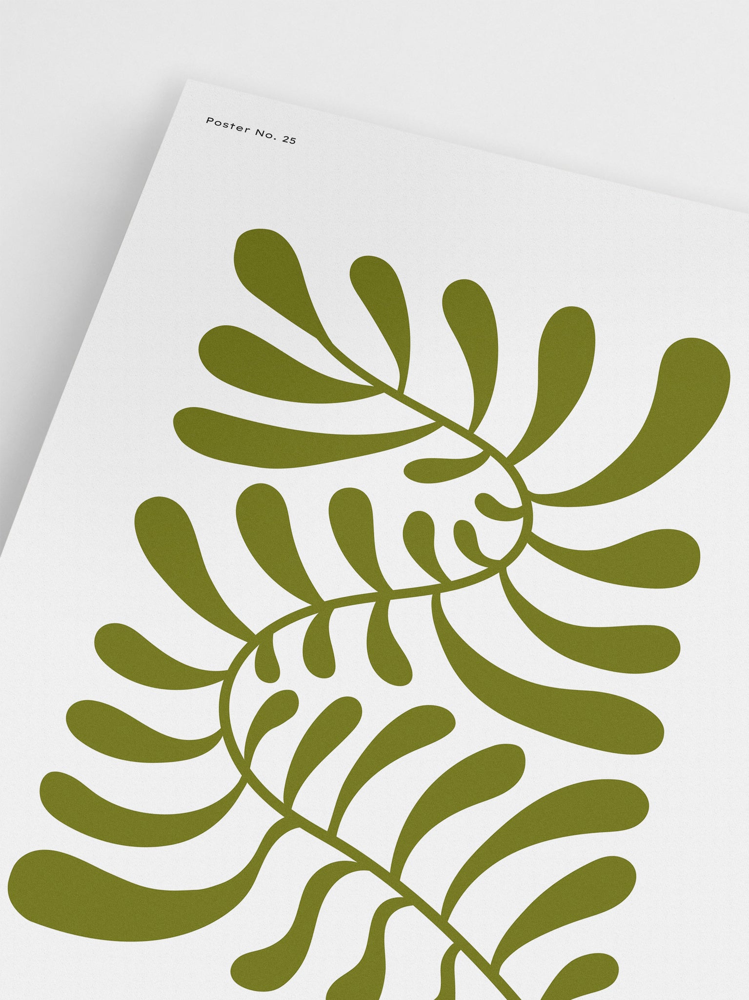 Bohemian Abstract Leaves Wall Art