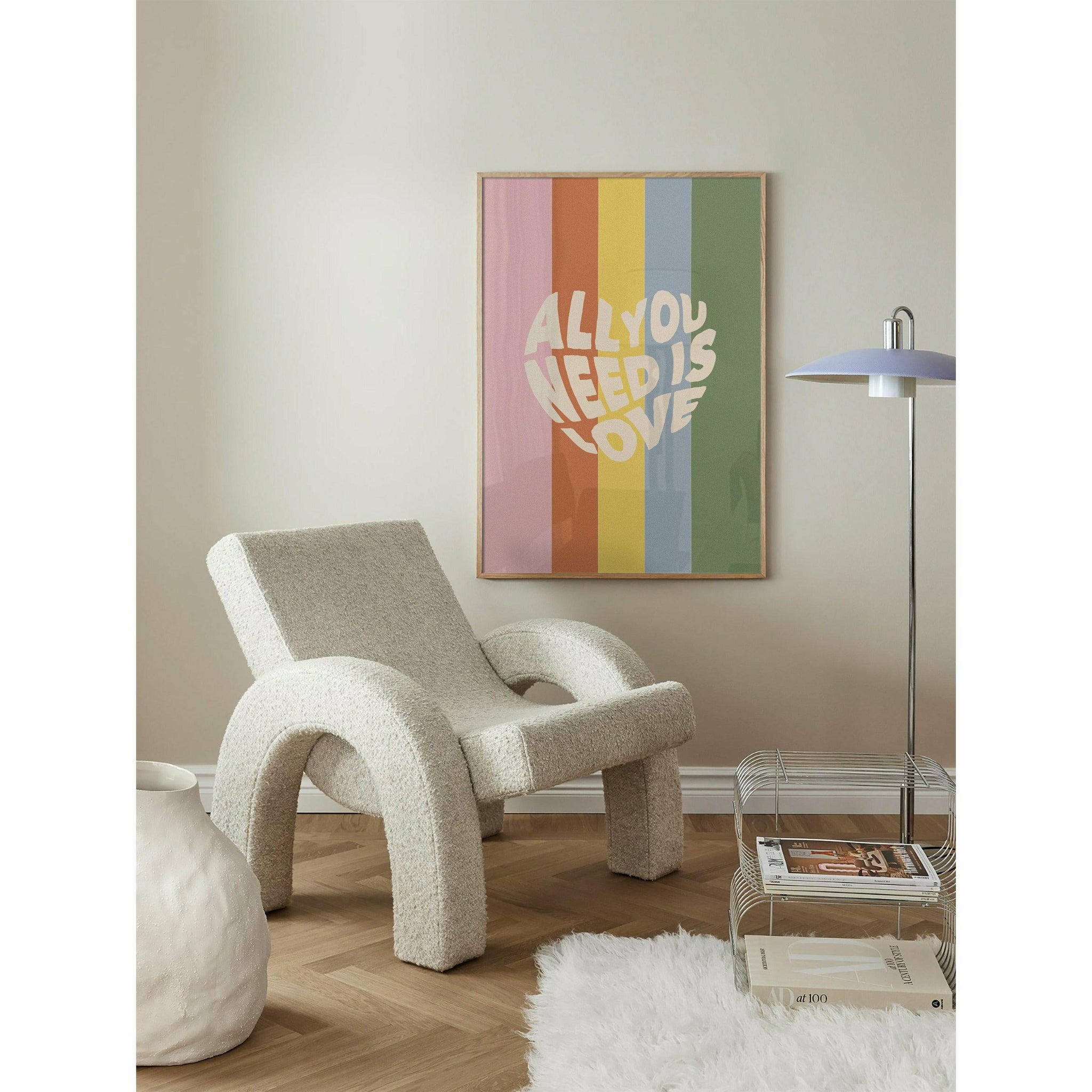 Rainbow All You Need is Love Poster