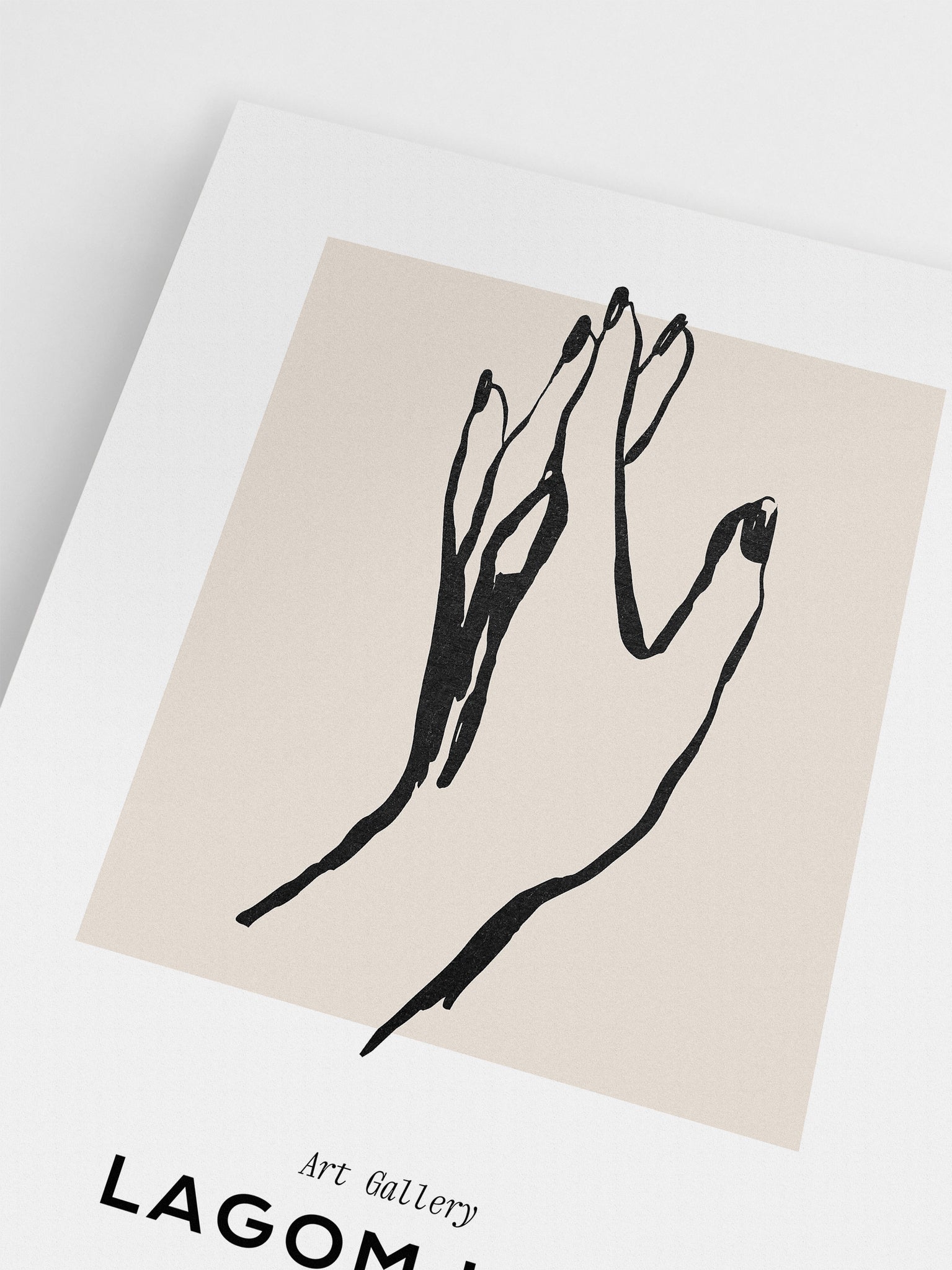 Woman’s Hand Poster