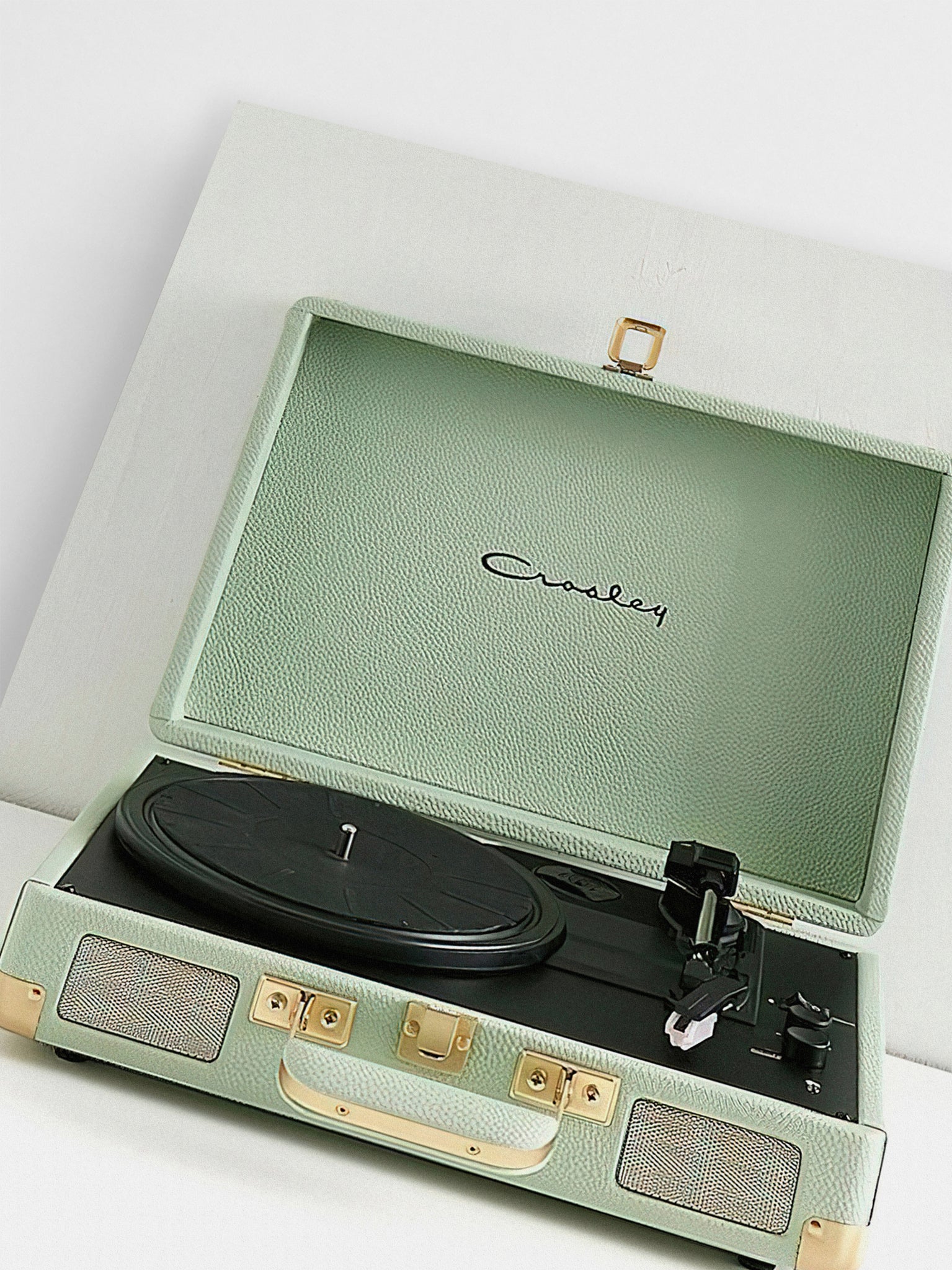 Crosley Mint Turntable Wall Art
