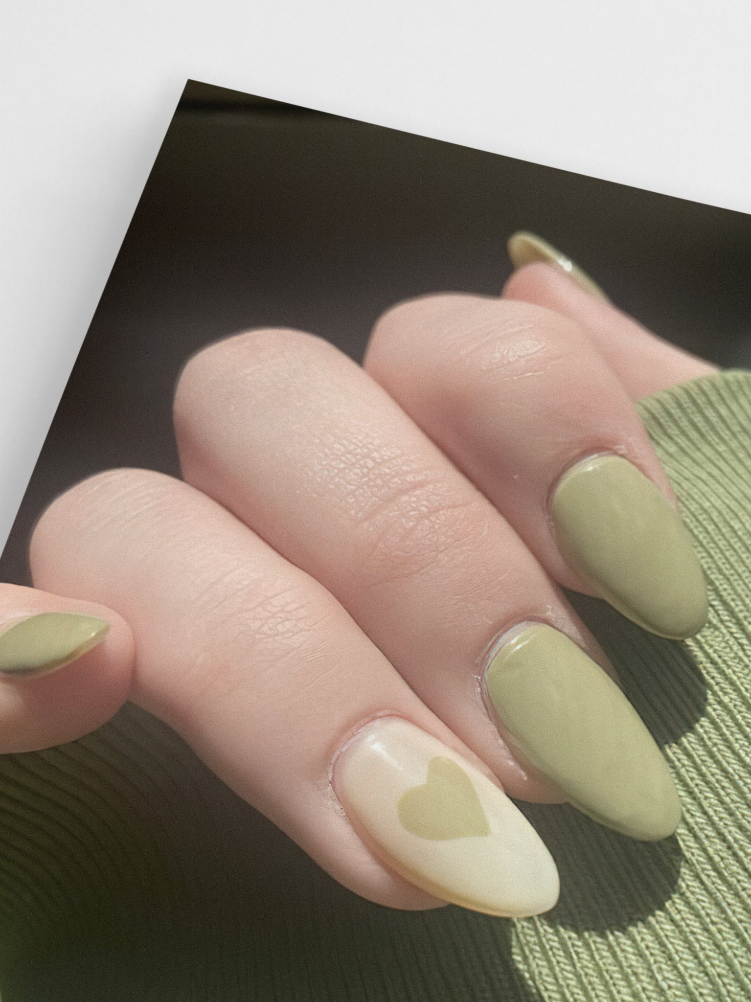 Green Nail Art wall art