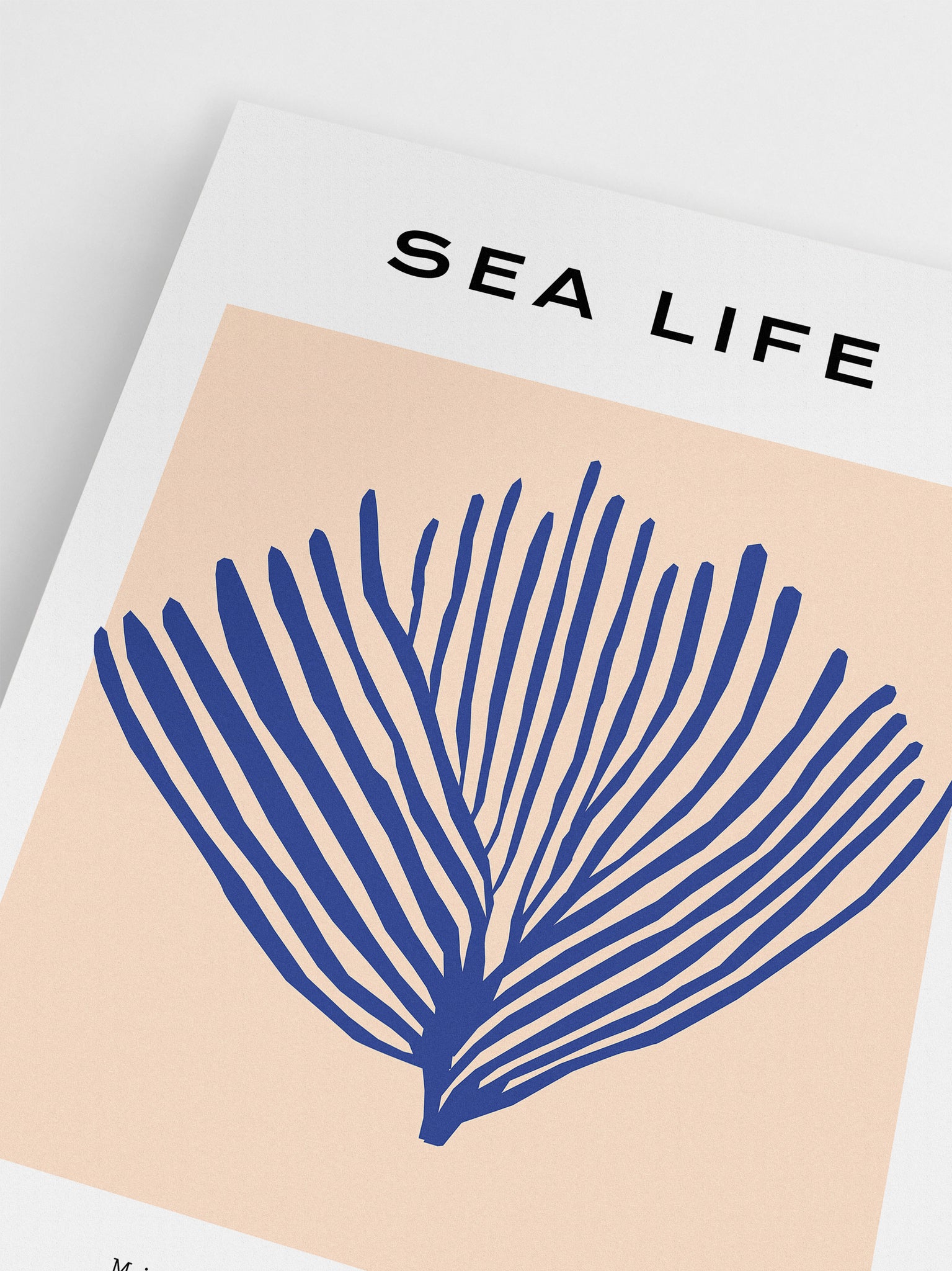 Sea Life Plant Poster
