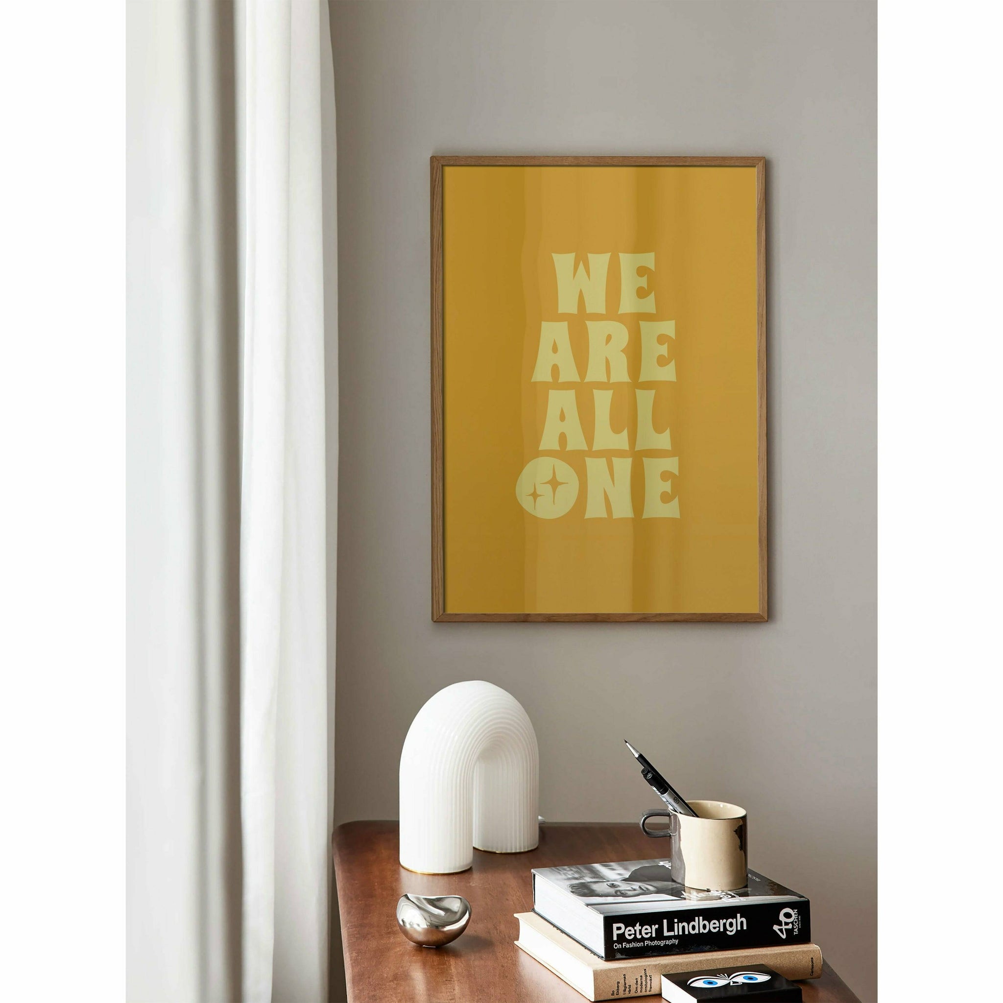 We Are All One Vintage Digital Poster