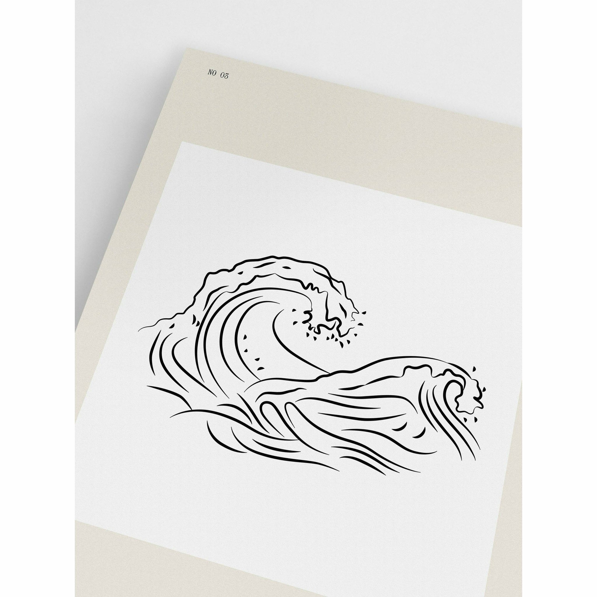 Minimalist Waves Art