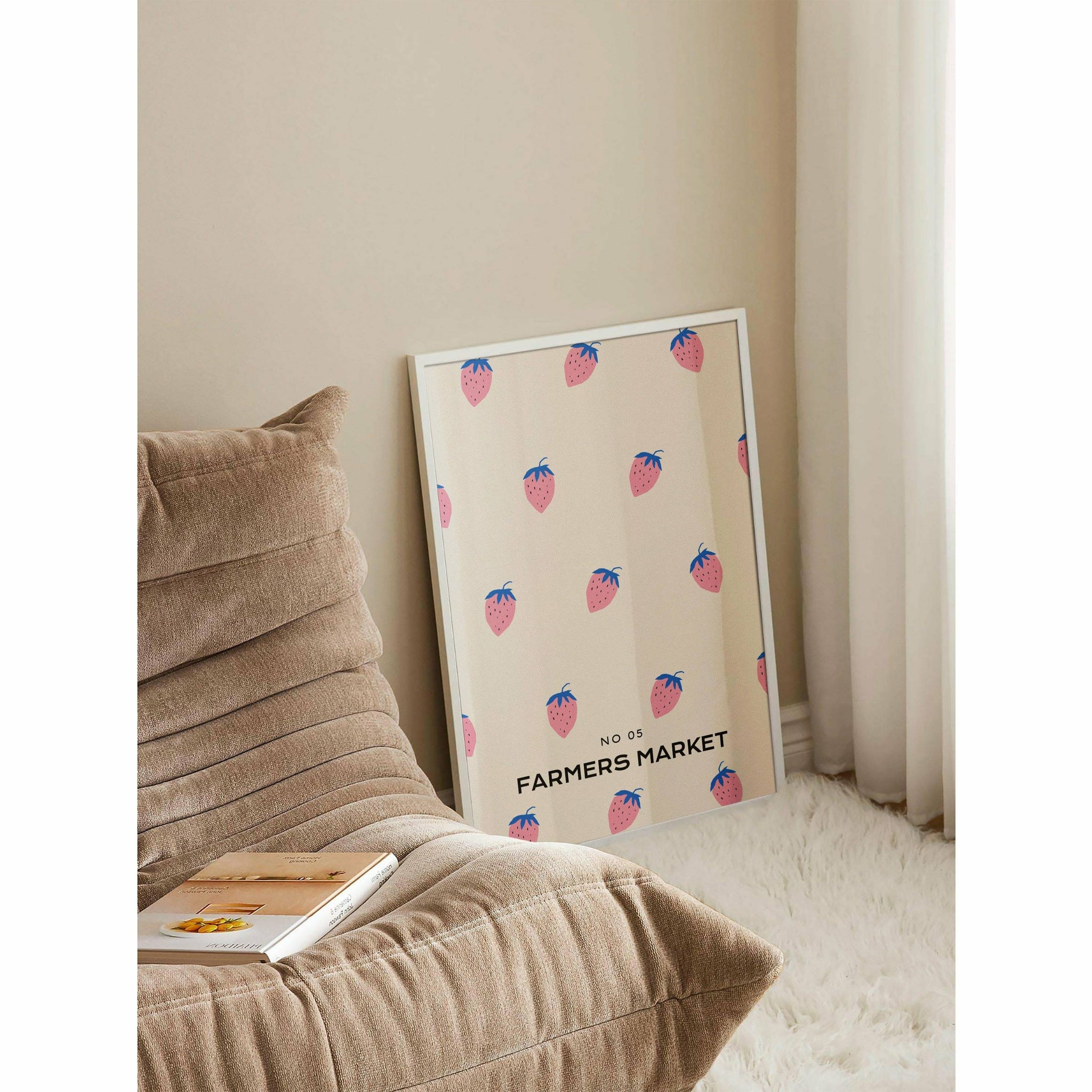 Strawberry Pink Wall Art
