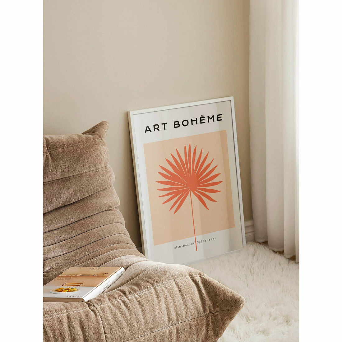 Palm Leaf Bedroom Wall Art Decor