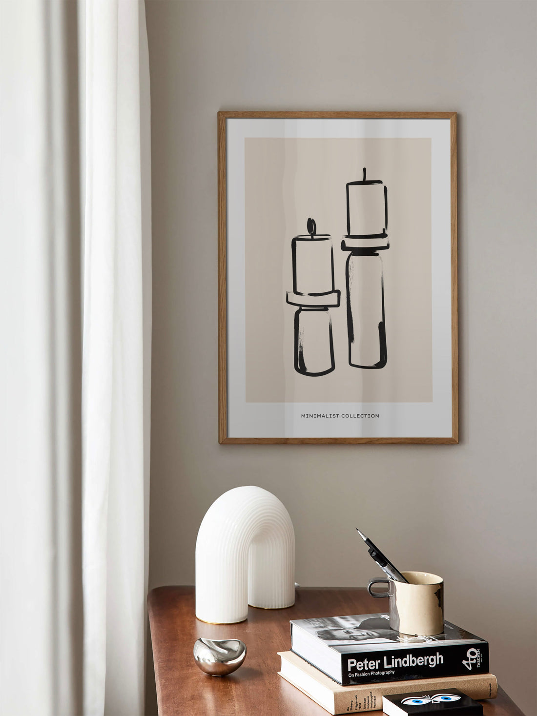 Simple Candlestick Wall Art