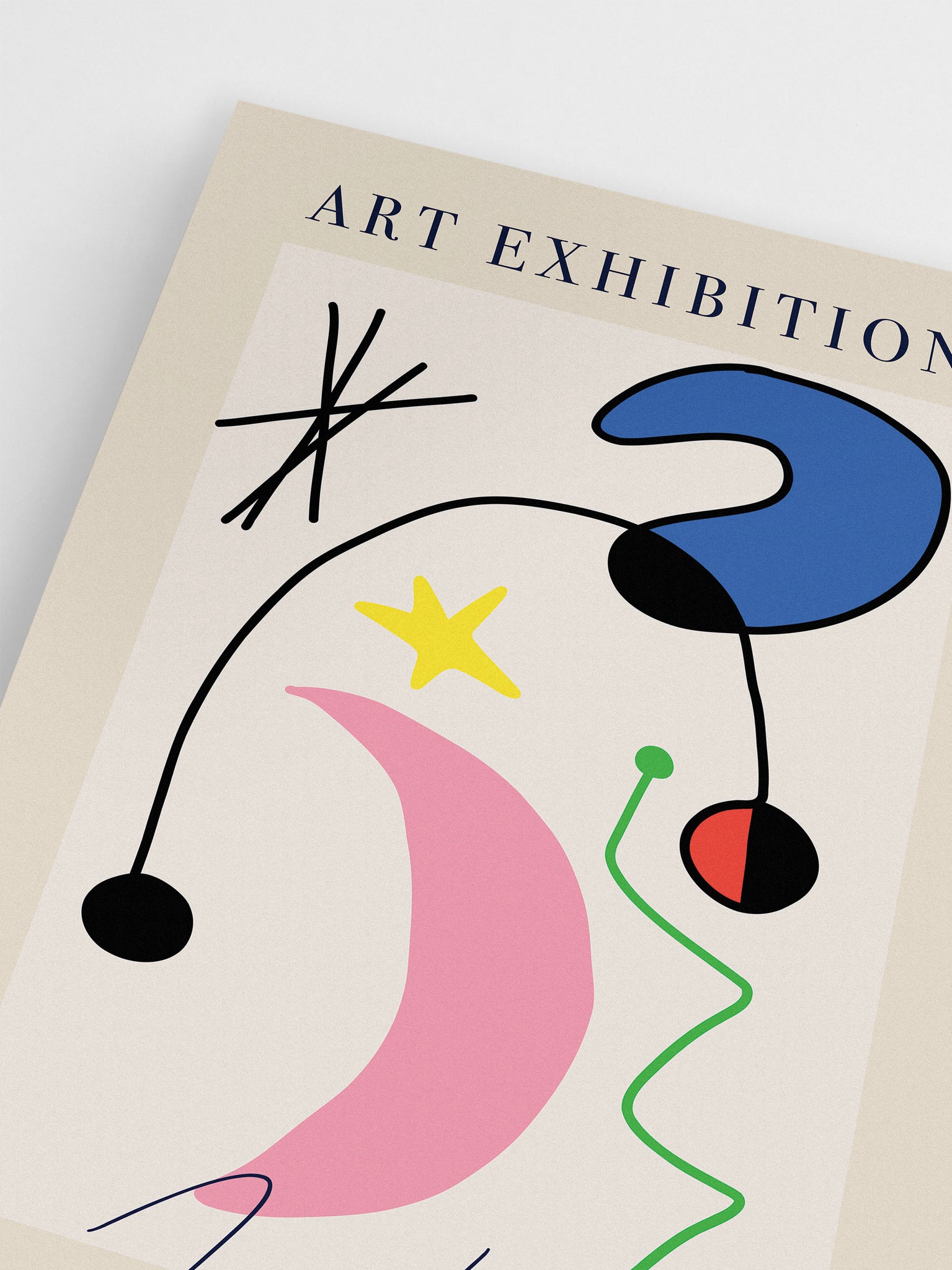 Joan Miró Pink Moon Modern Art