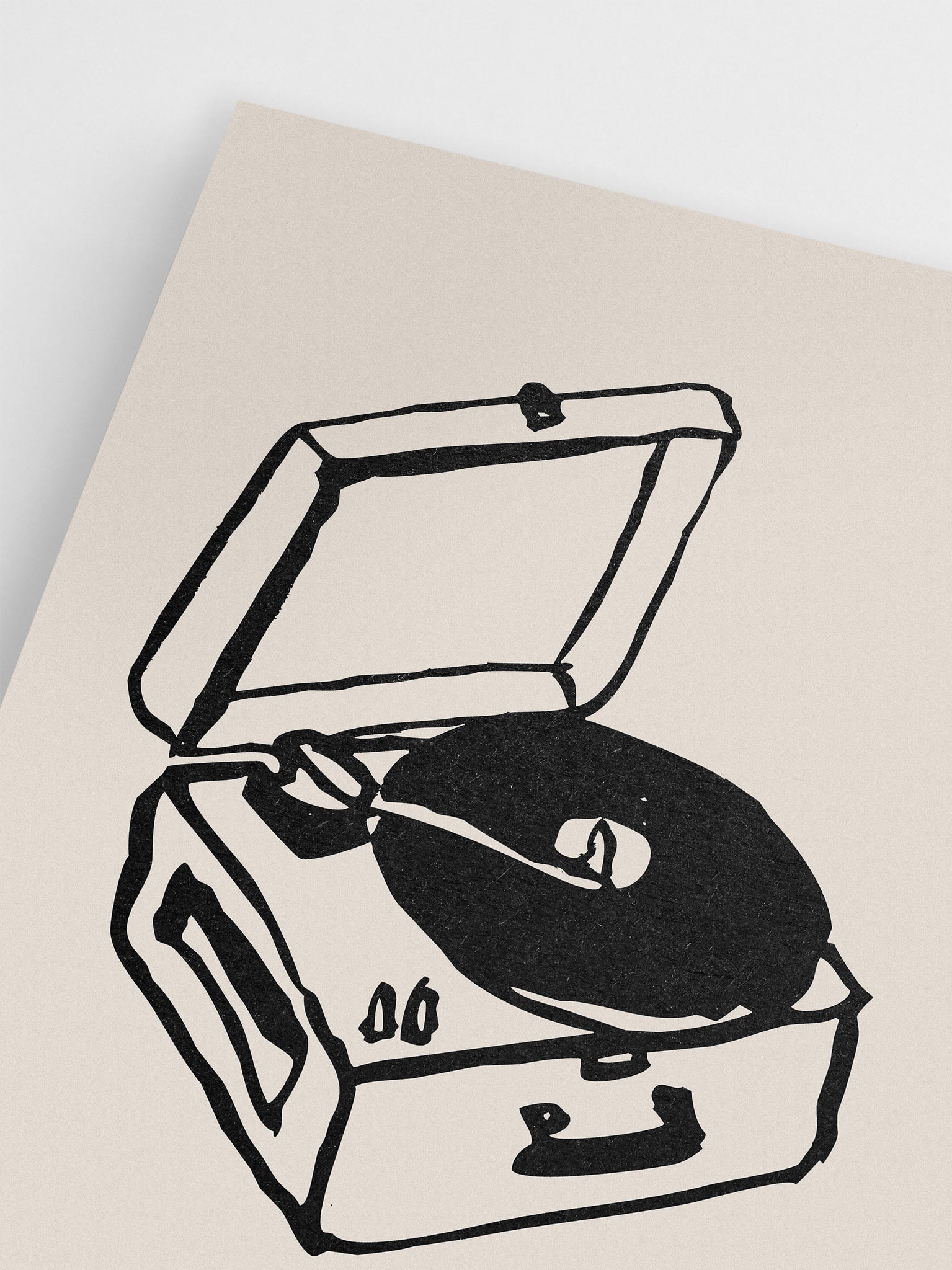 Record Player Poster
