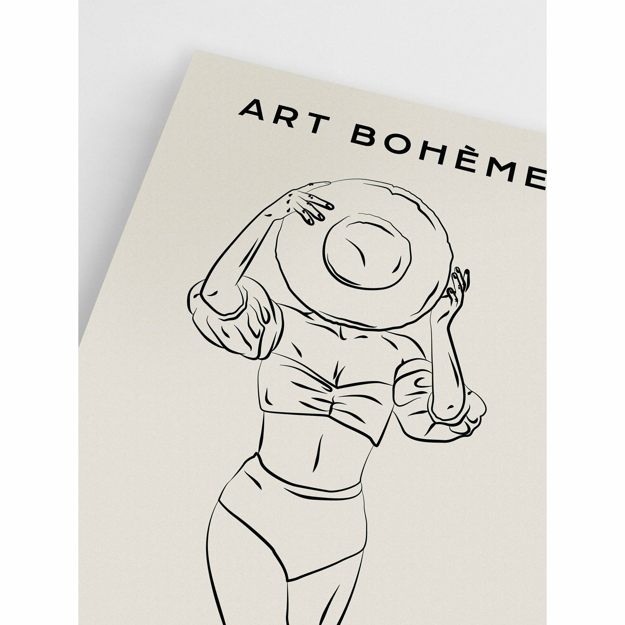 Sunbathing Woman Wall Art