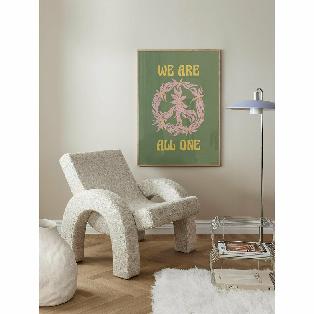 We Are All One 70s Poster Art
