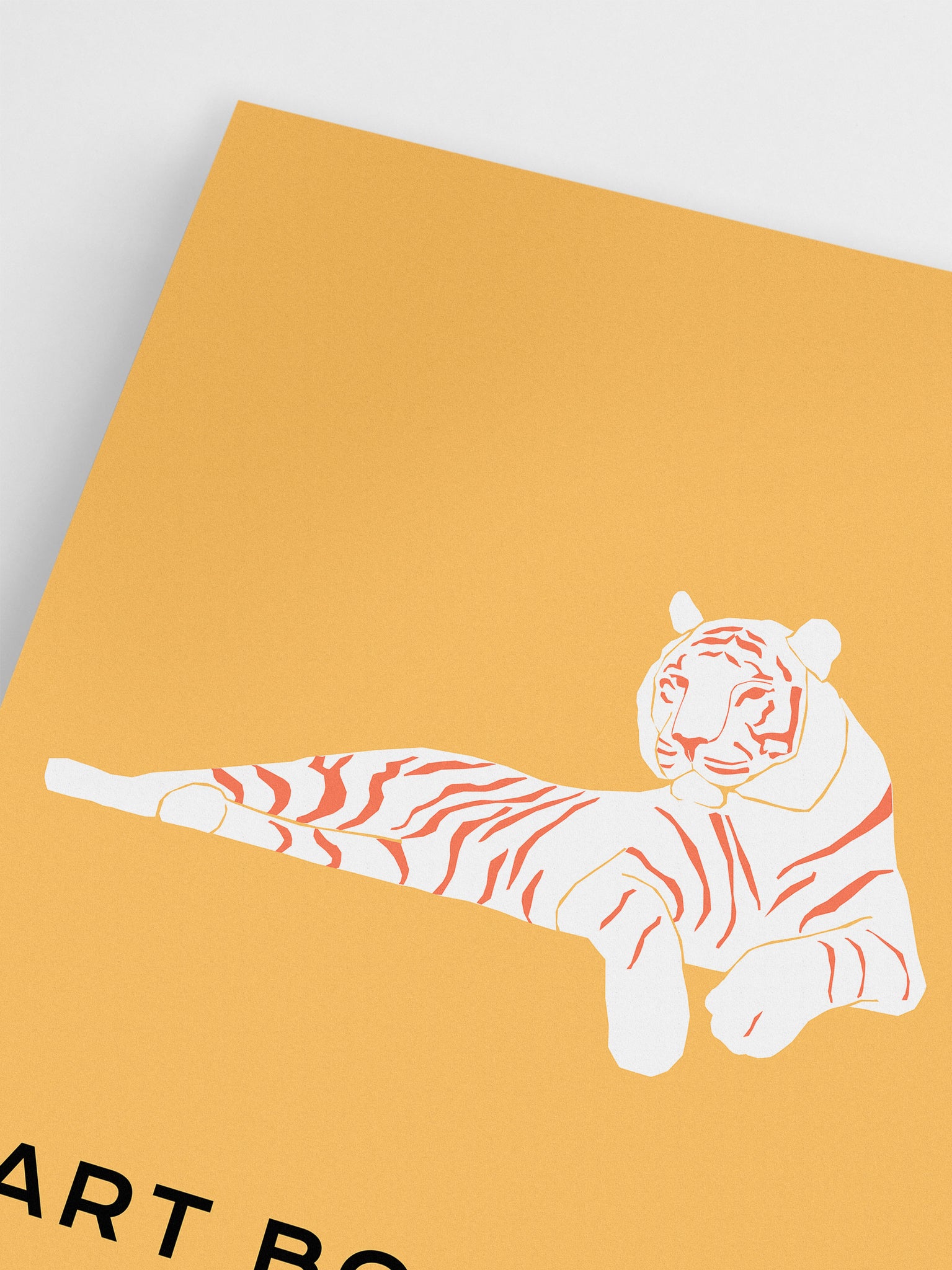 Abstract Tiger Wall Art
