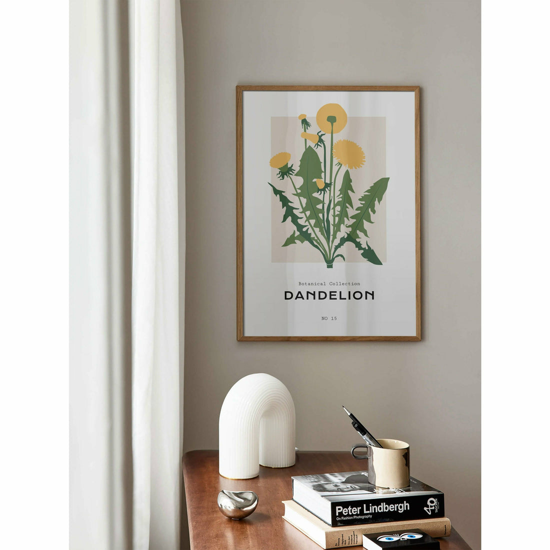 Botanical Dandelion Bedroom Artwork