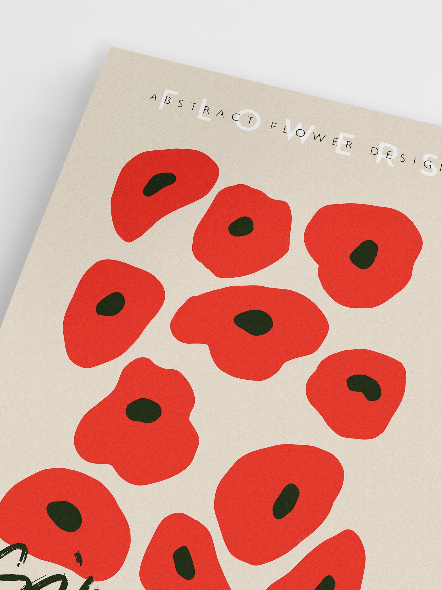 Singapur Flower Design Poster