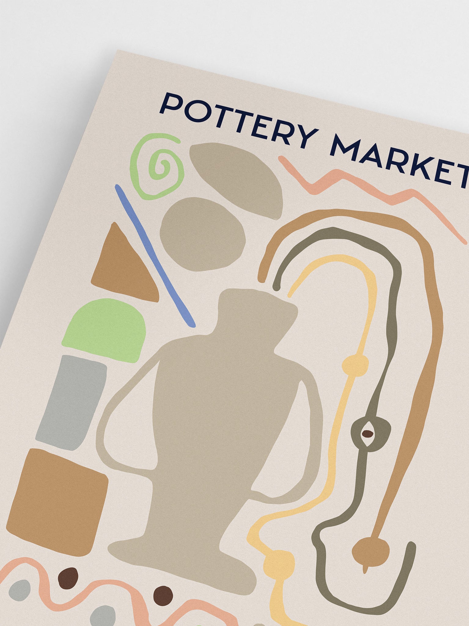 Honolulu Pottery Market Wall Art