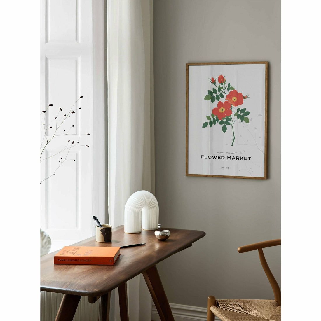 Hibiscus Poster Bedroom Artwork