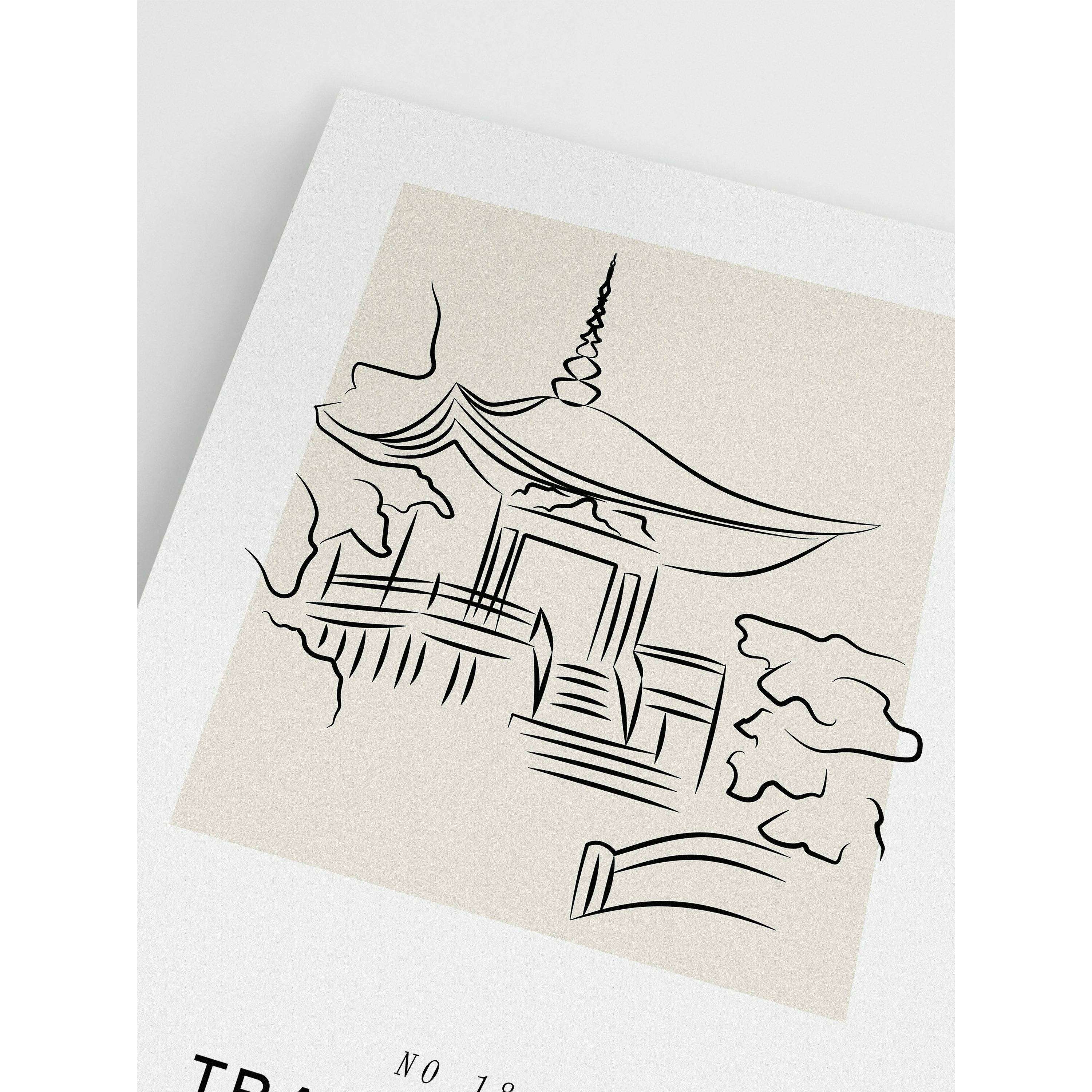 Traditional Chinese Home Sketch