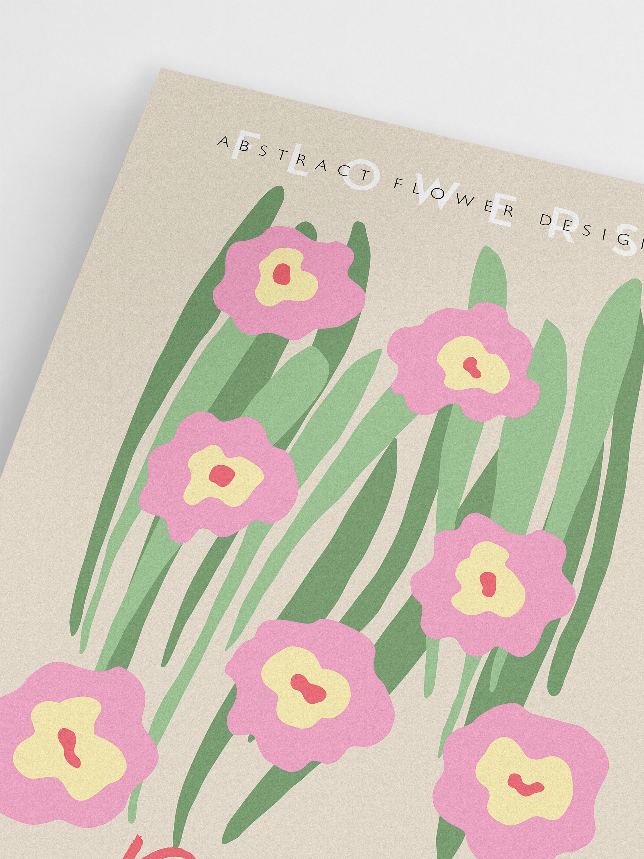 Paris Flowers Poster