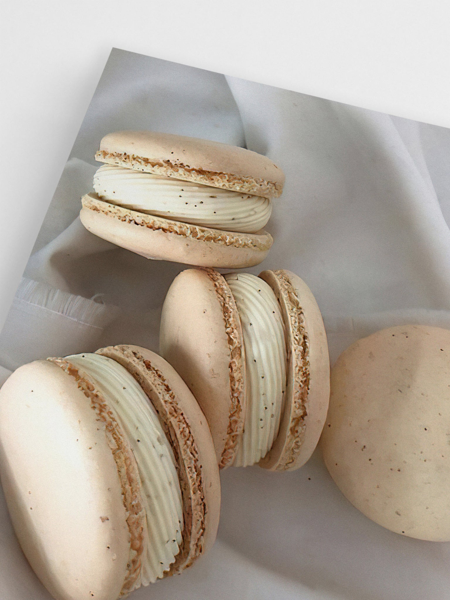 Beige Macarons wall art