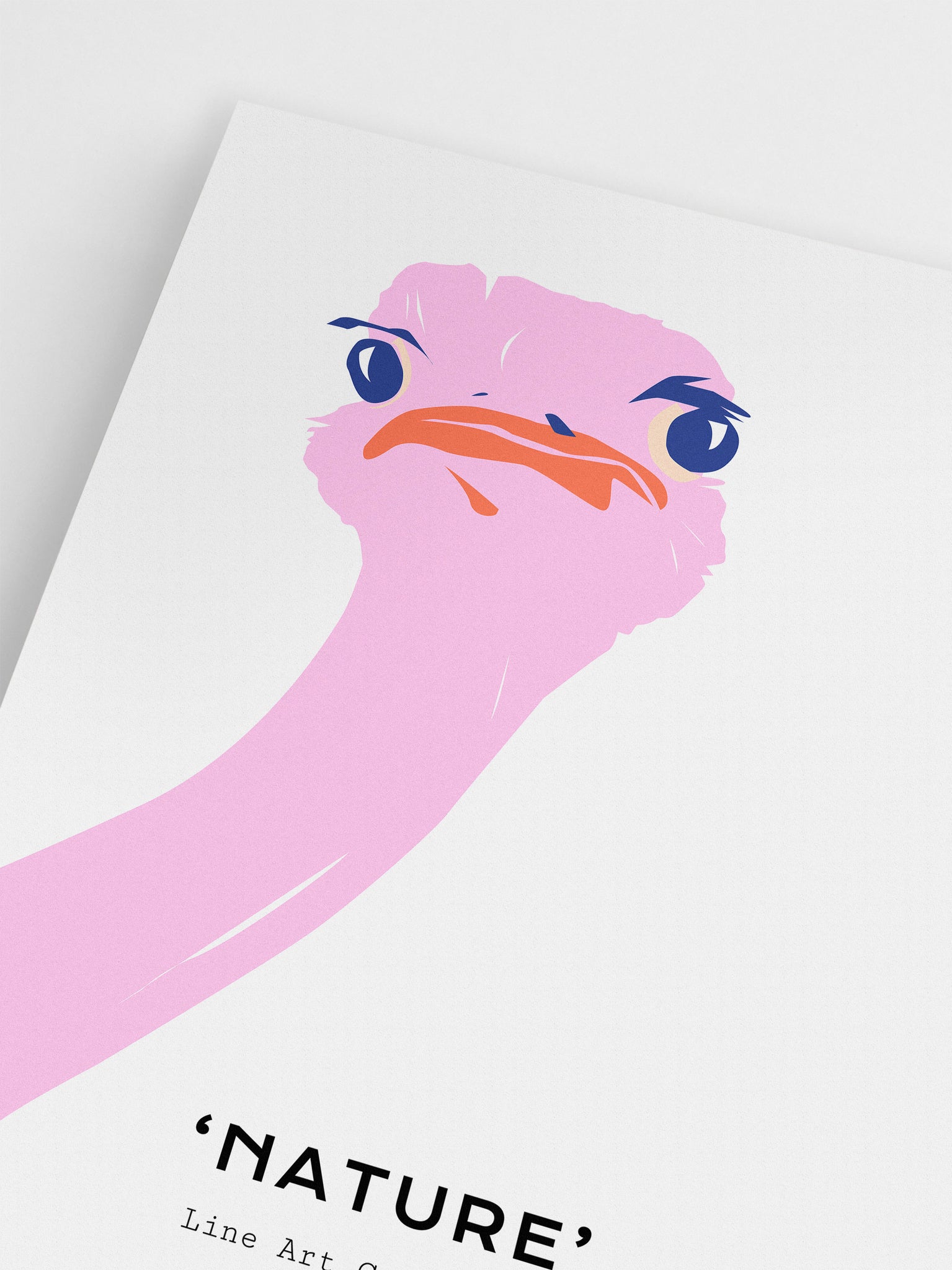 Ostrich Wall Art 