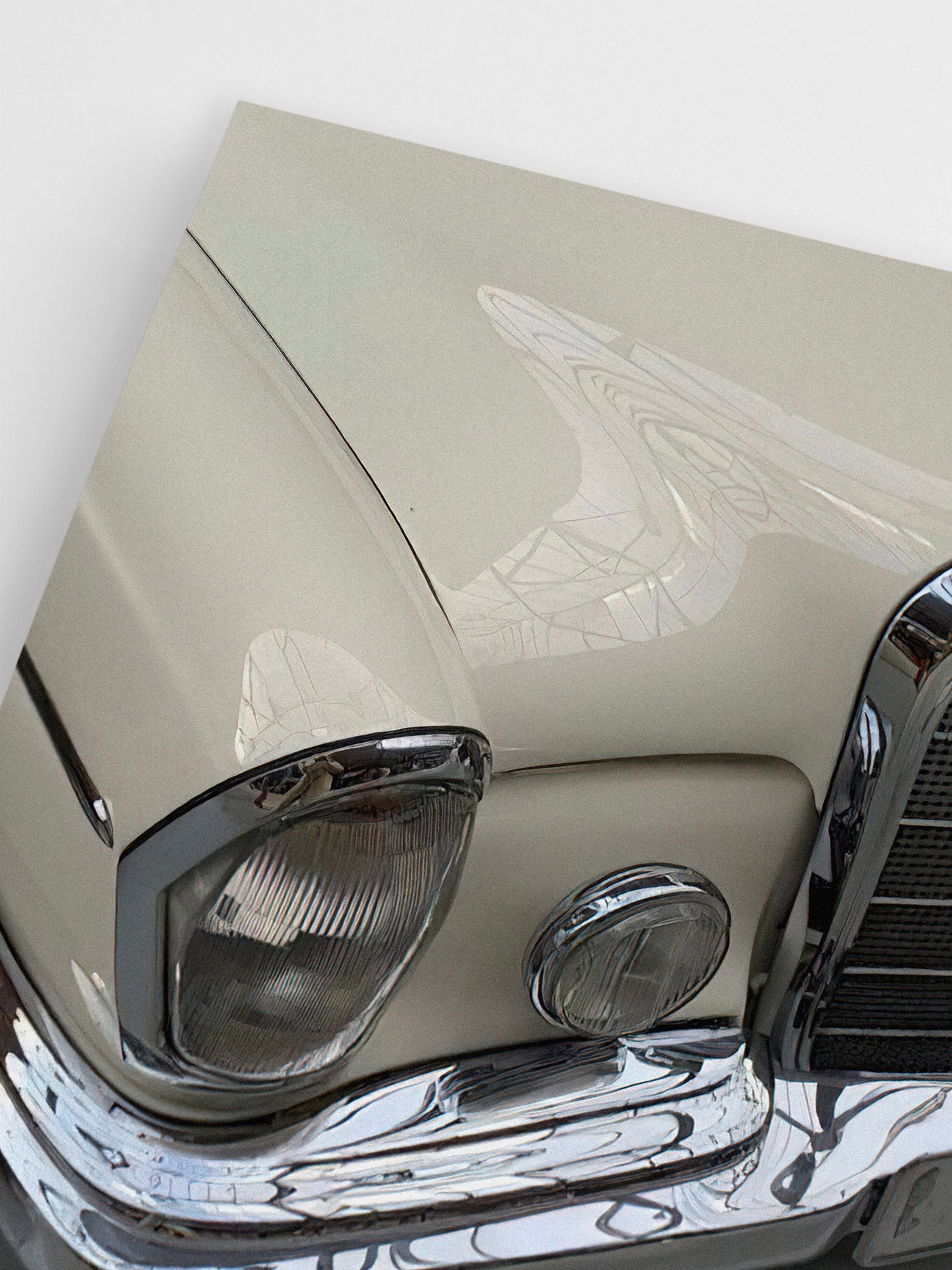 Beige Car wall art