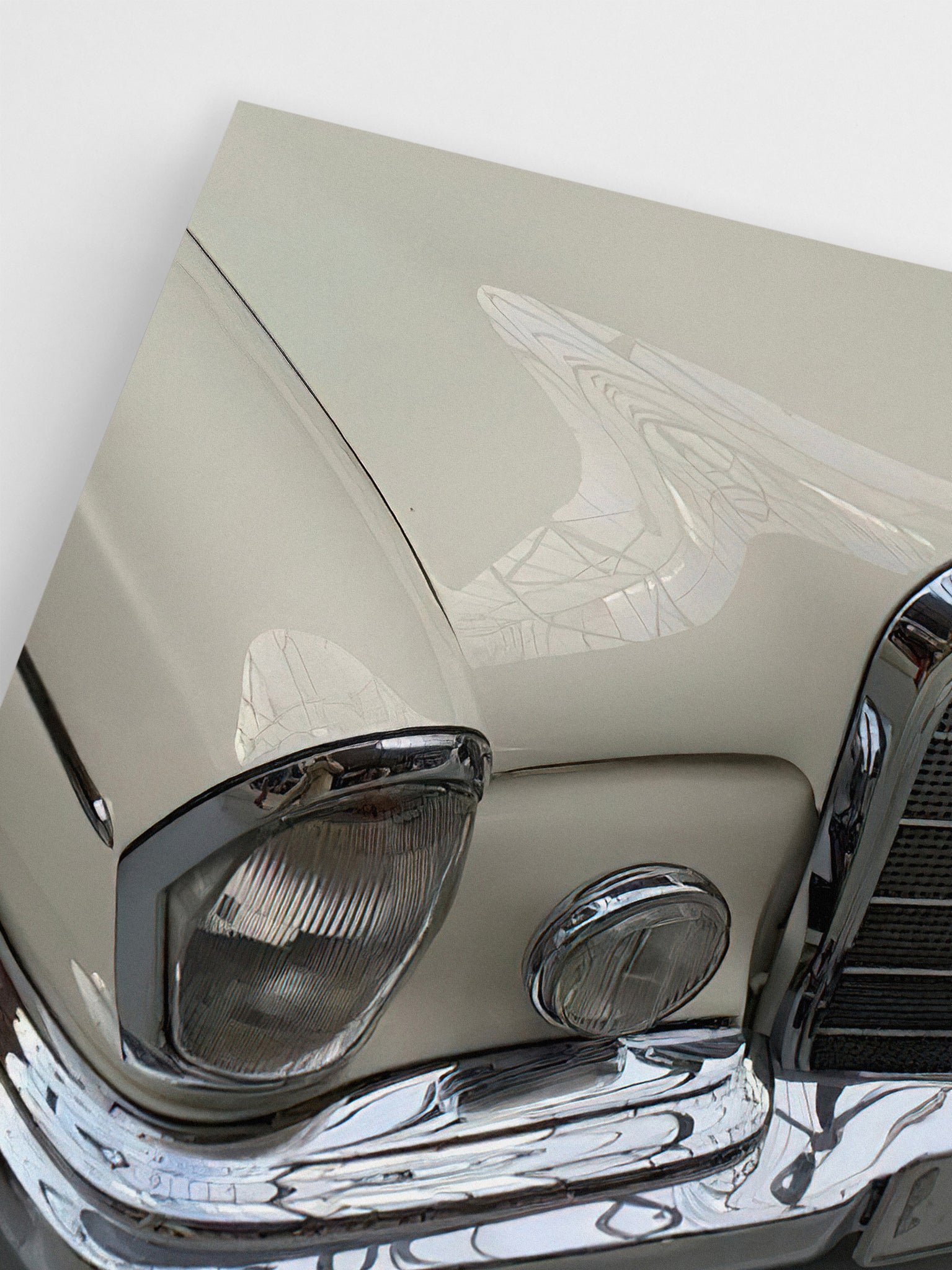 Beige Car wall art