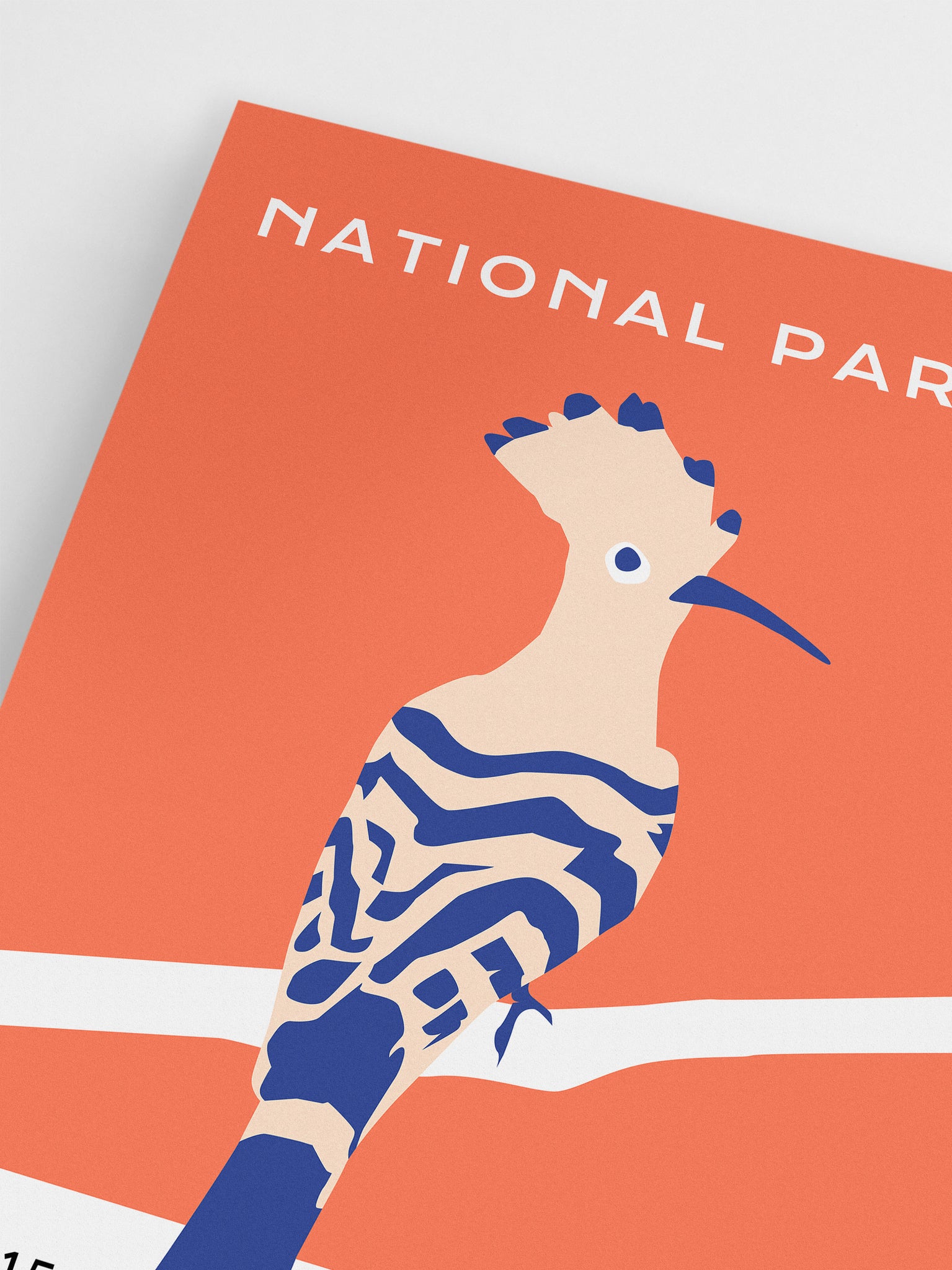 Hoopoe Digital Poster