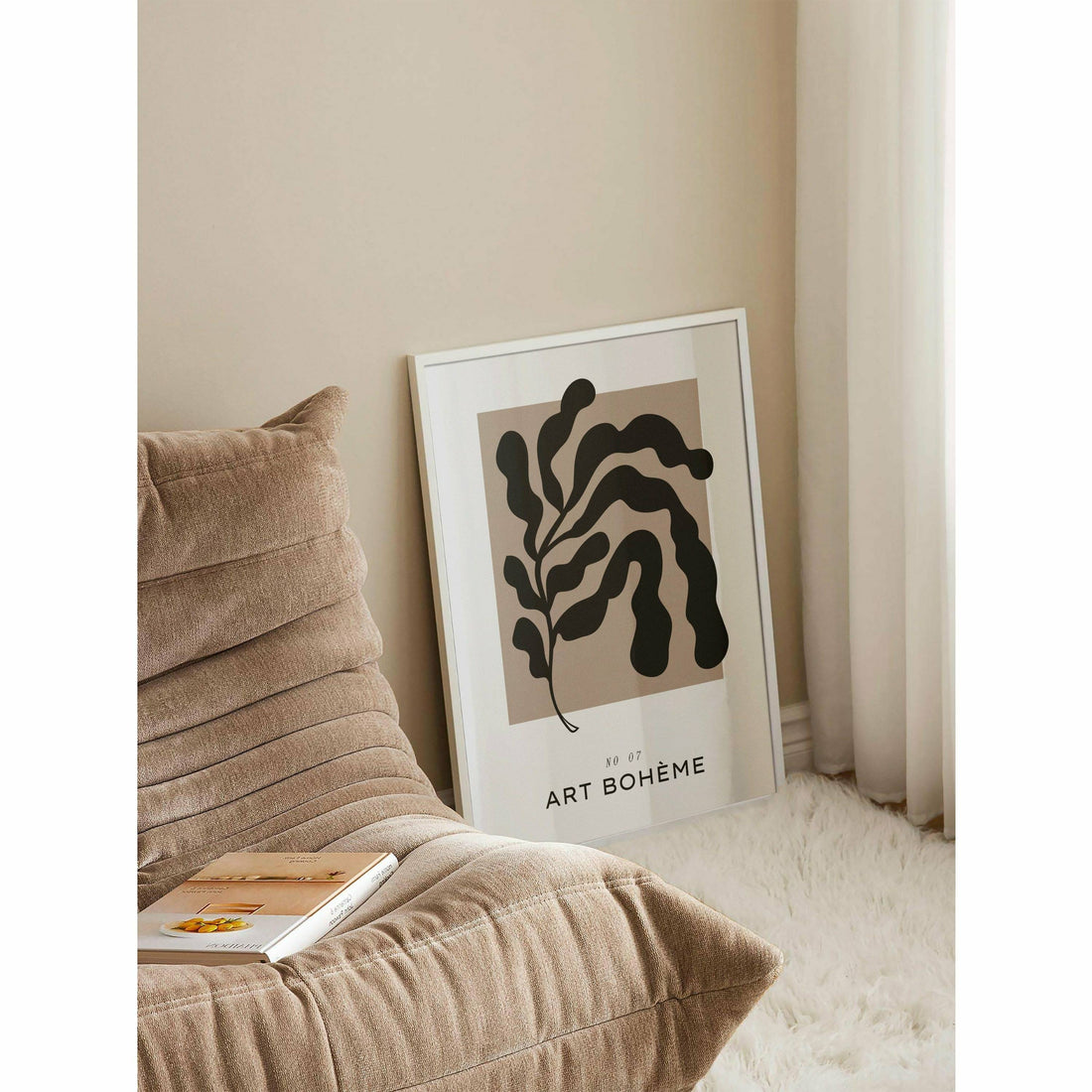Abstract Stem Bedroom Poster