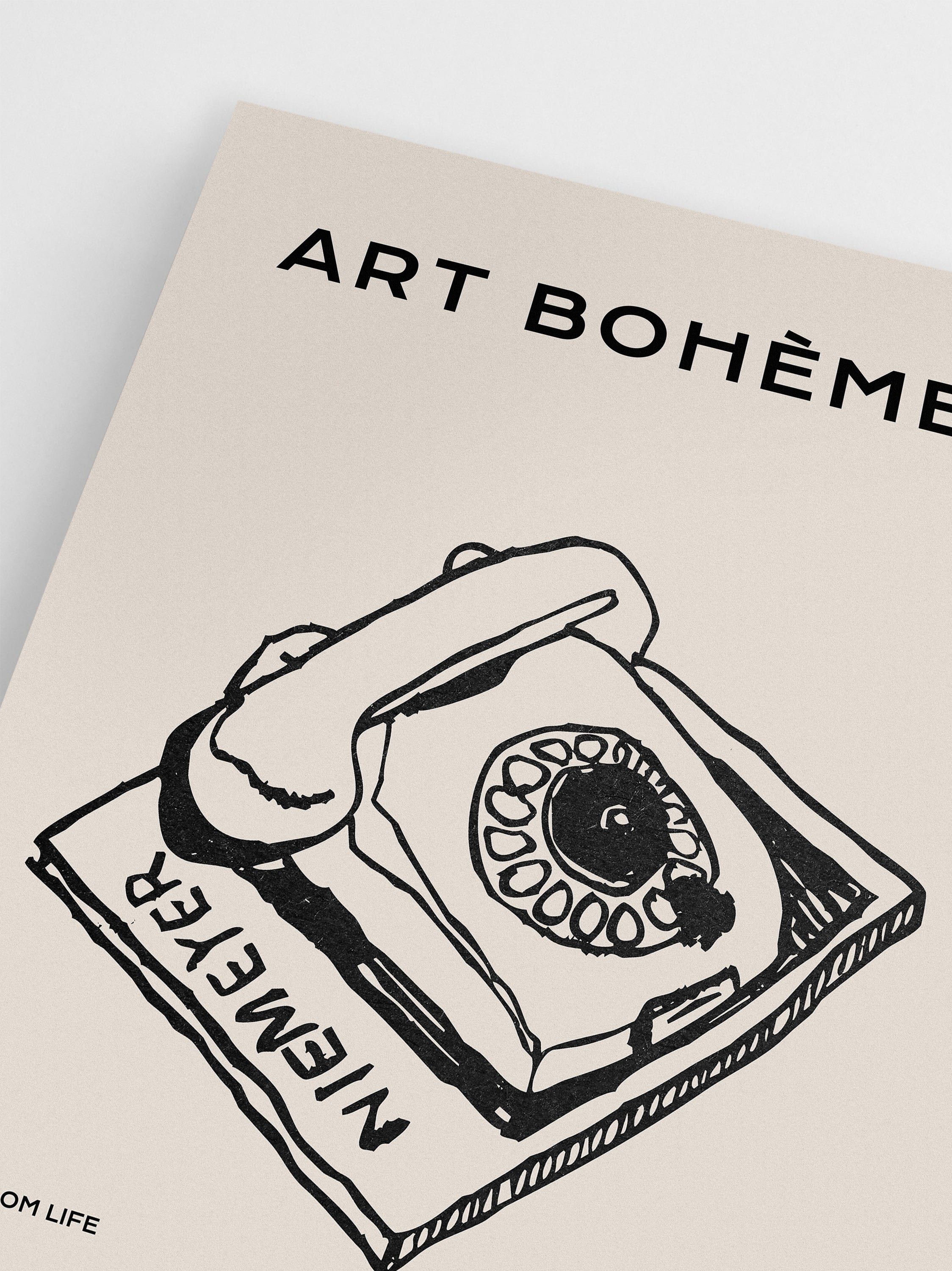 Rotary Phone Wall Art