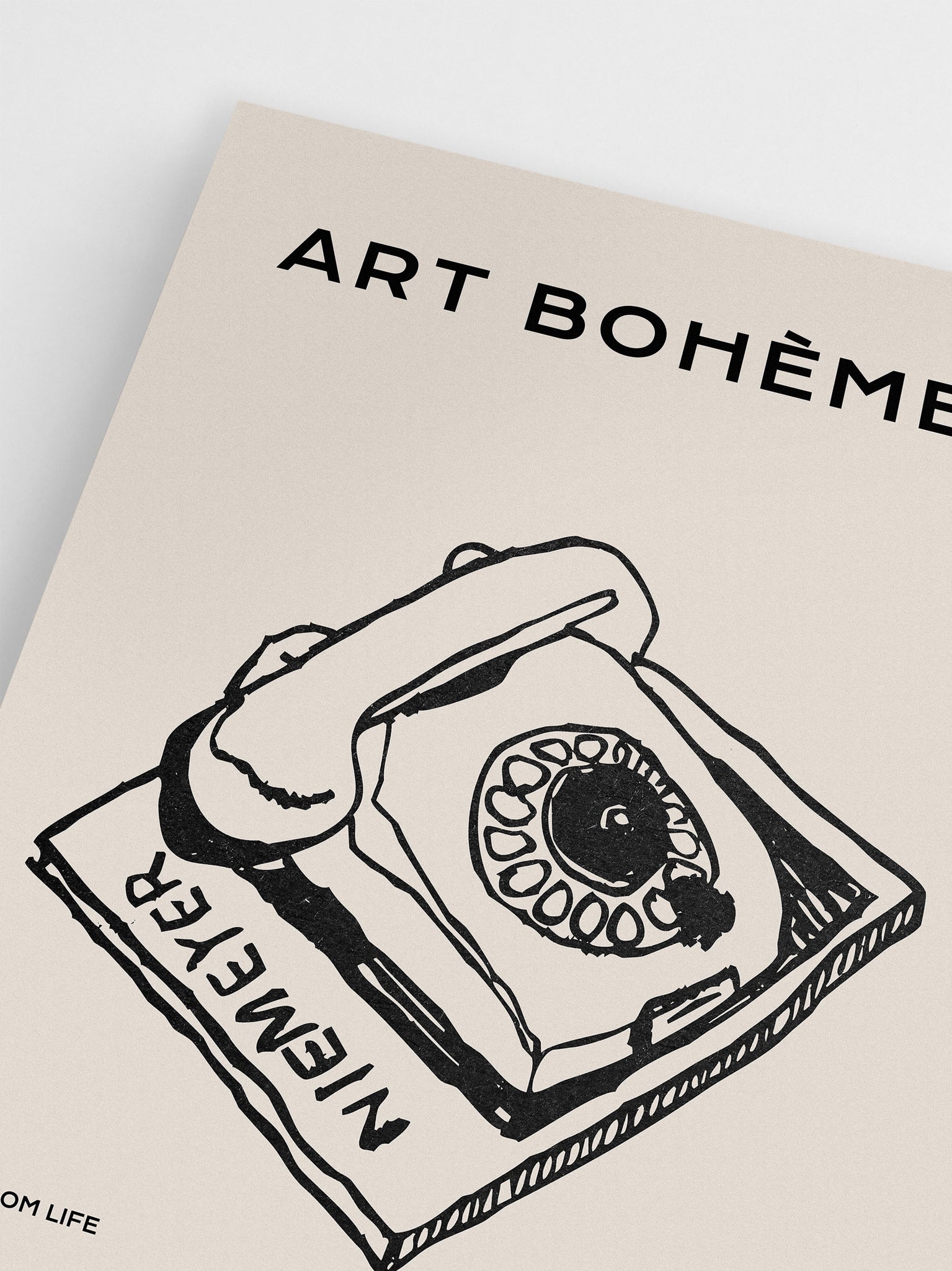 Rotary Phone Wall Art
