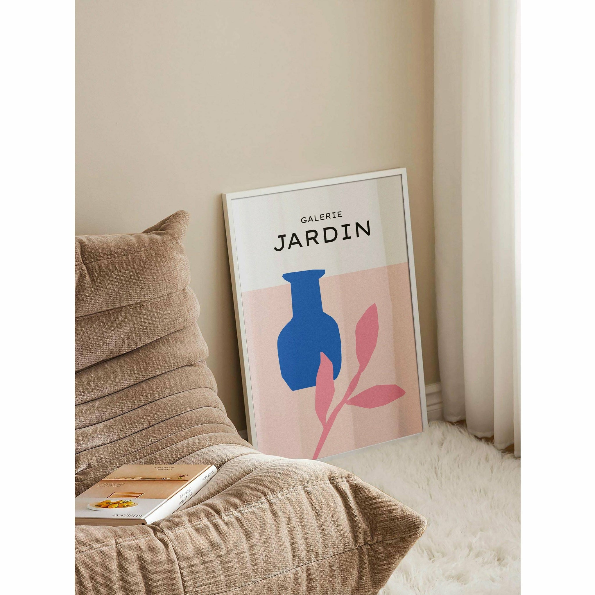 Pink & Blue Poster