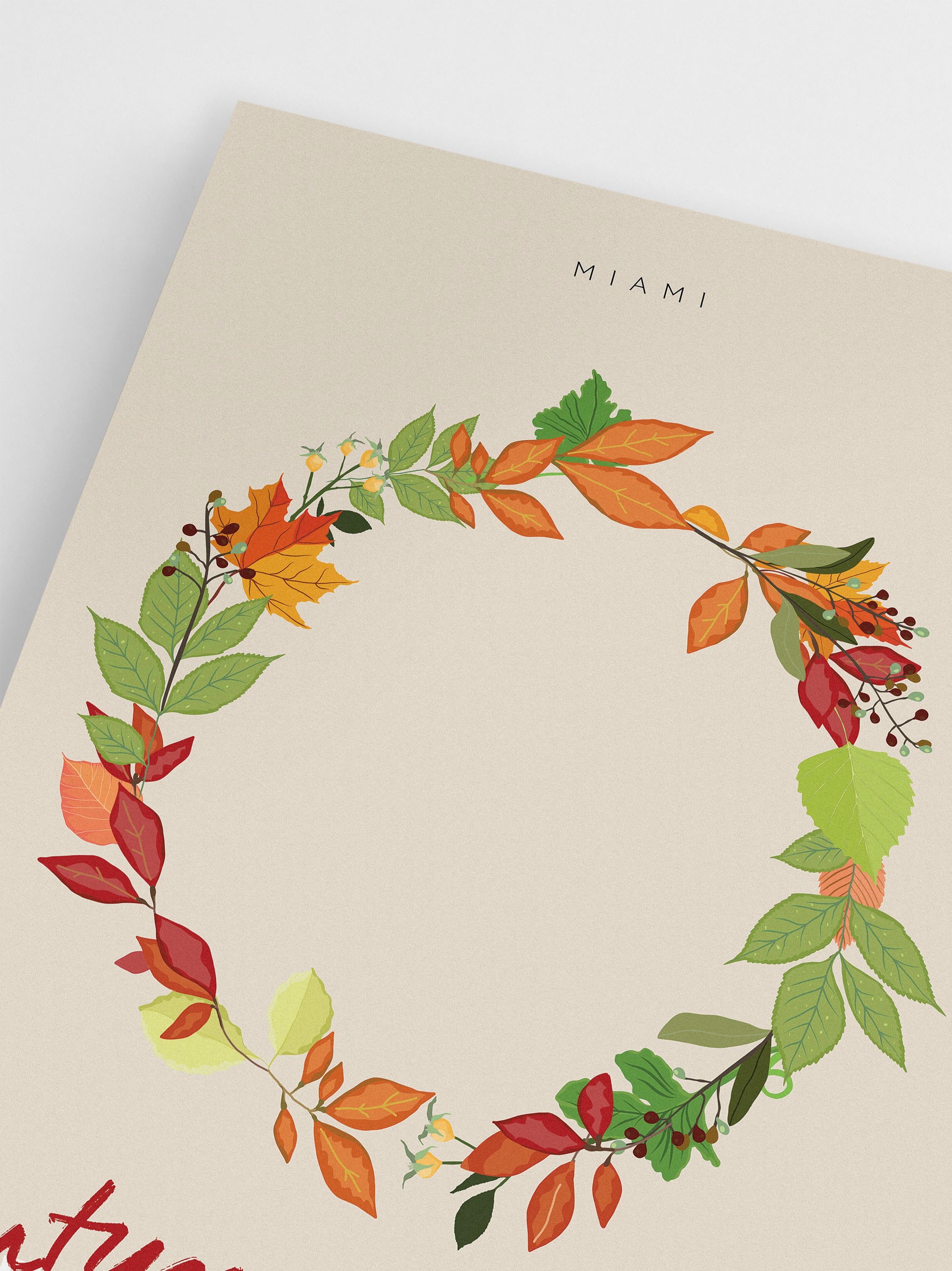 Autumn Gallery Miami Poster