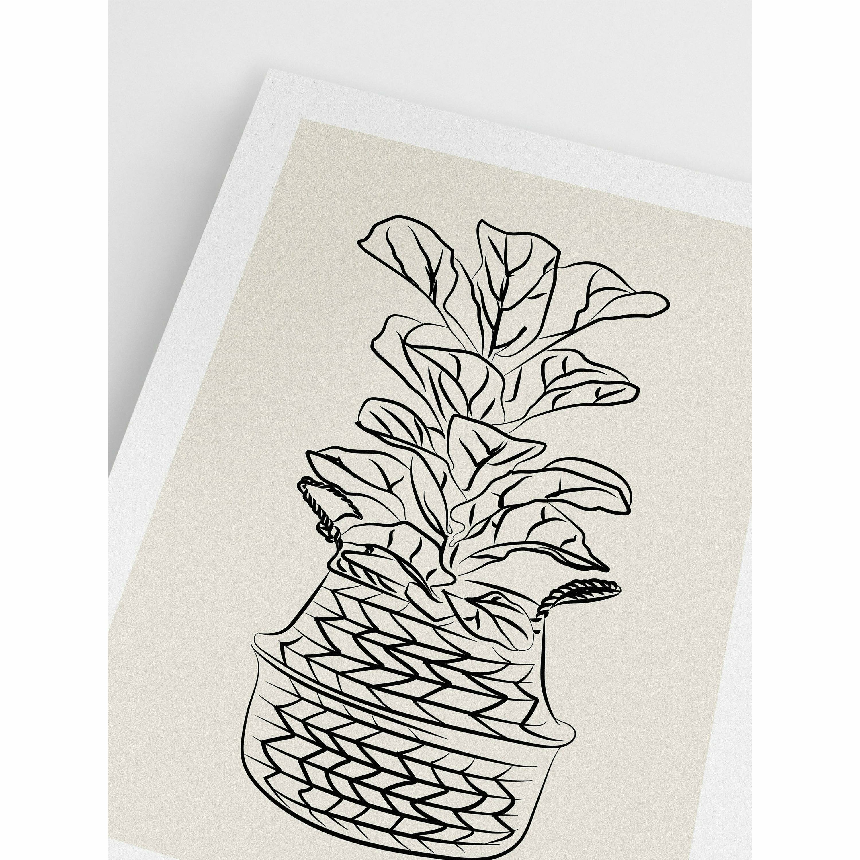 Houseplant Wall Art