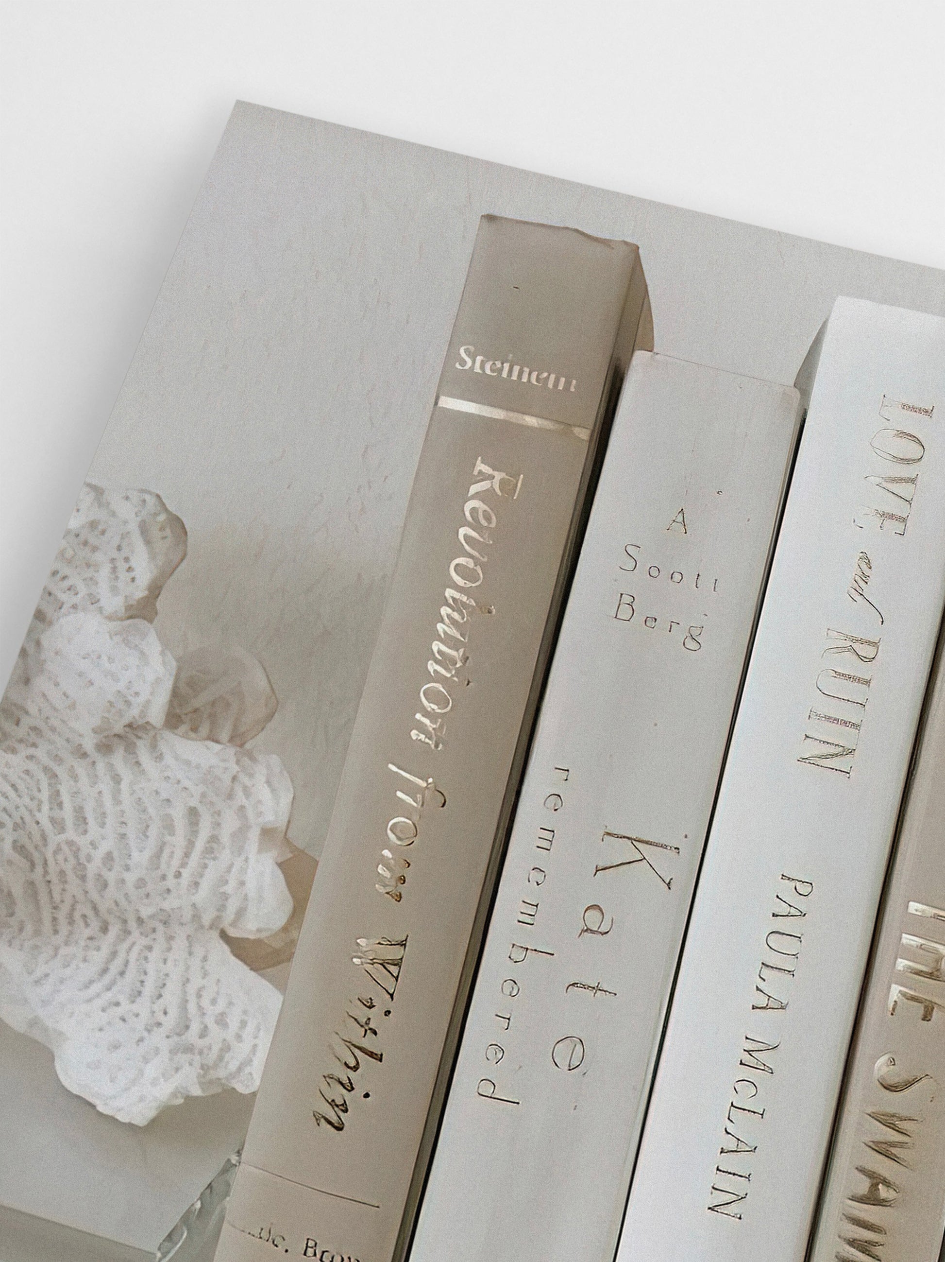 Beige Books wall art
