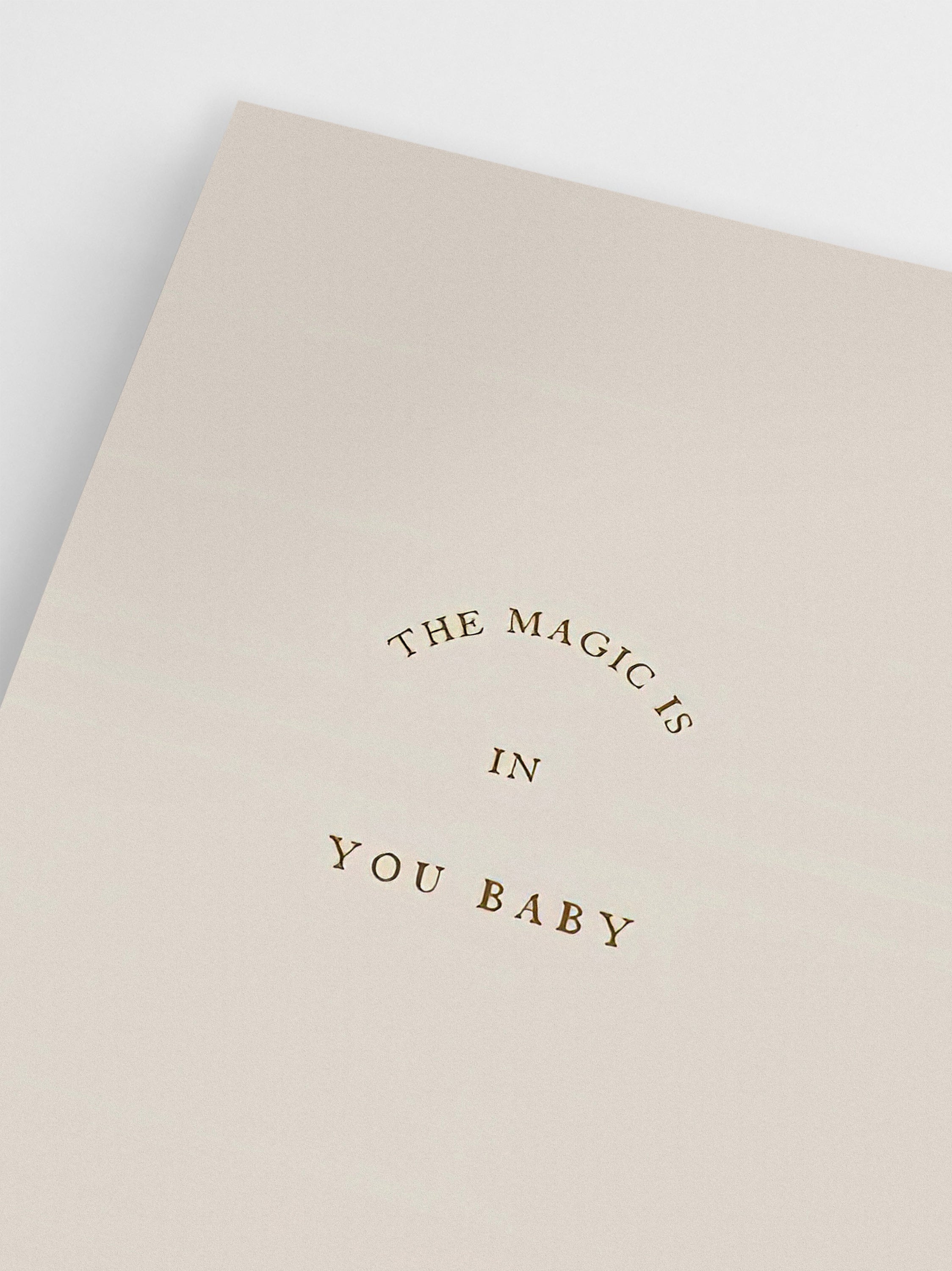 The Magic is in You wall art
