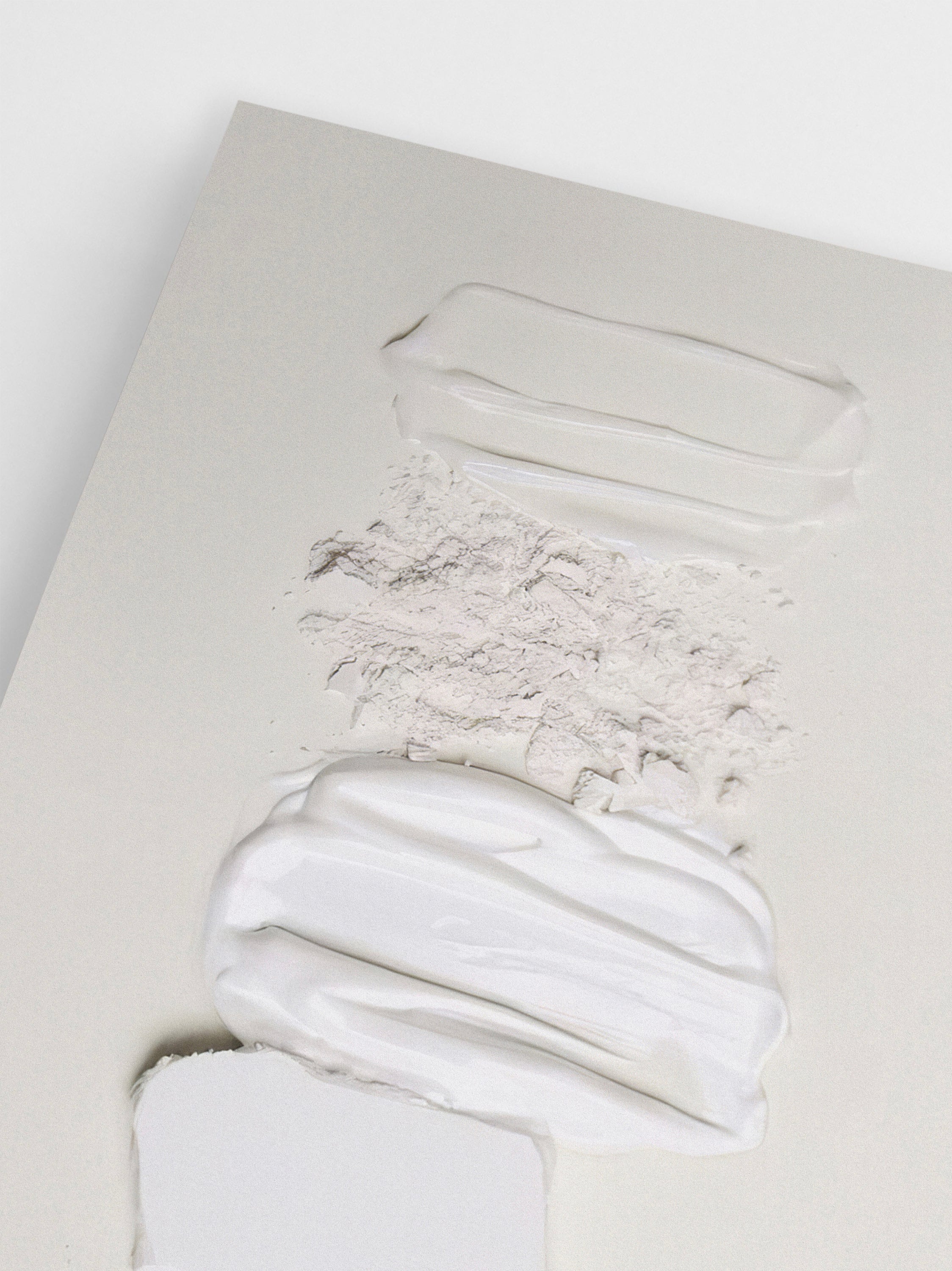 Swatches of White wall art