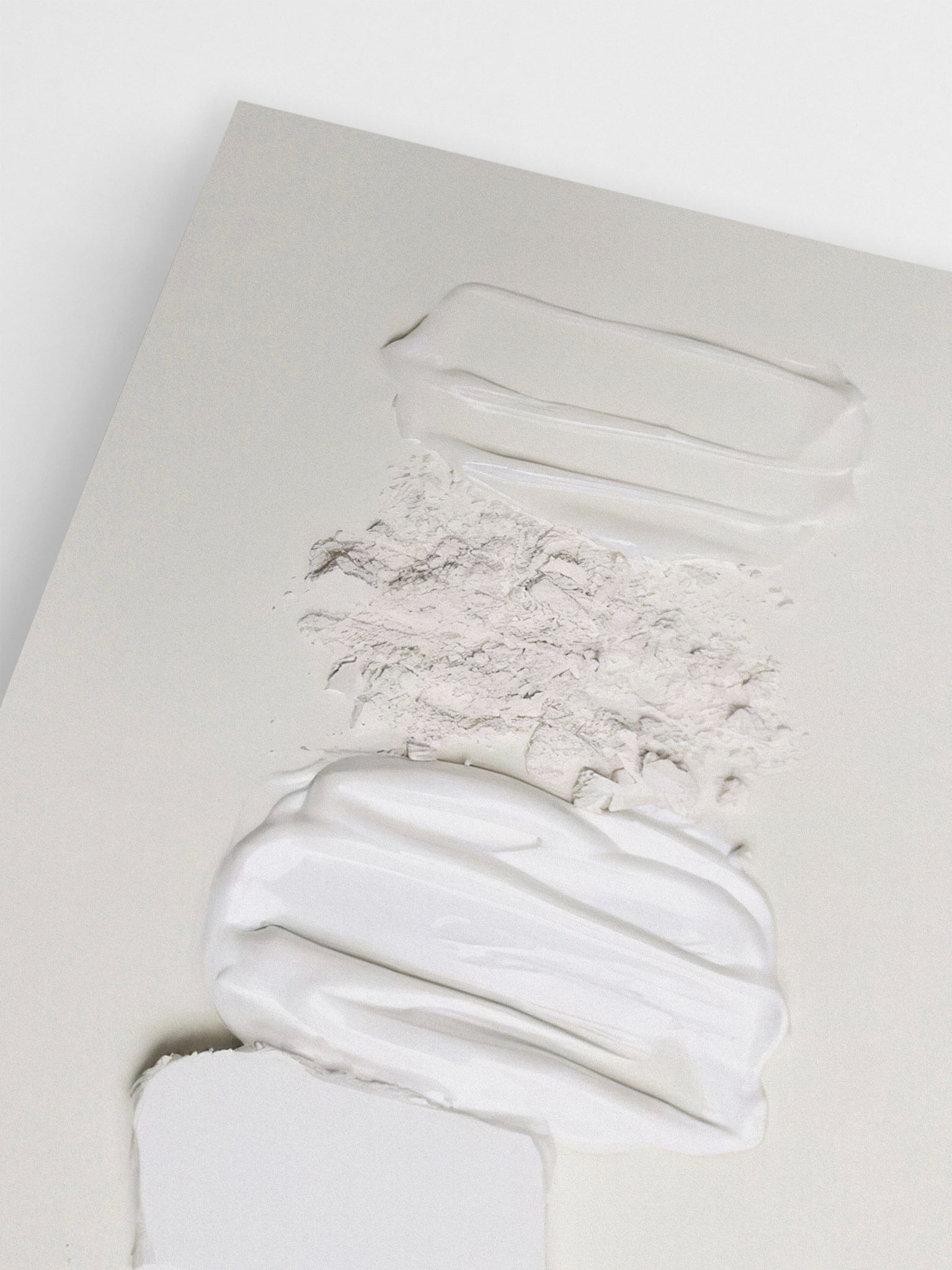 Swatches of White wall art