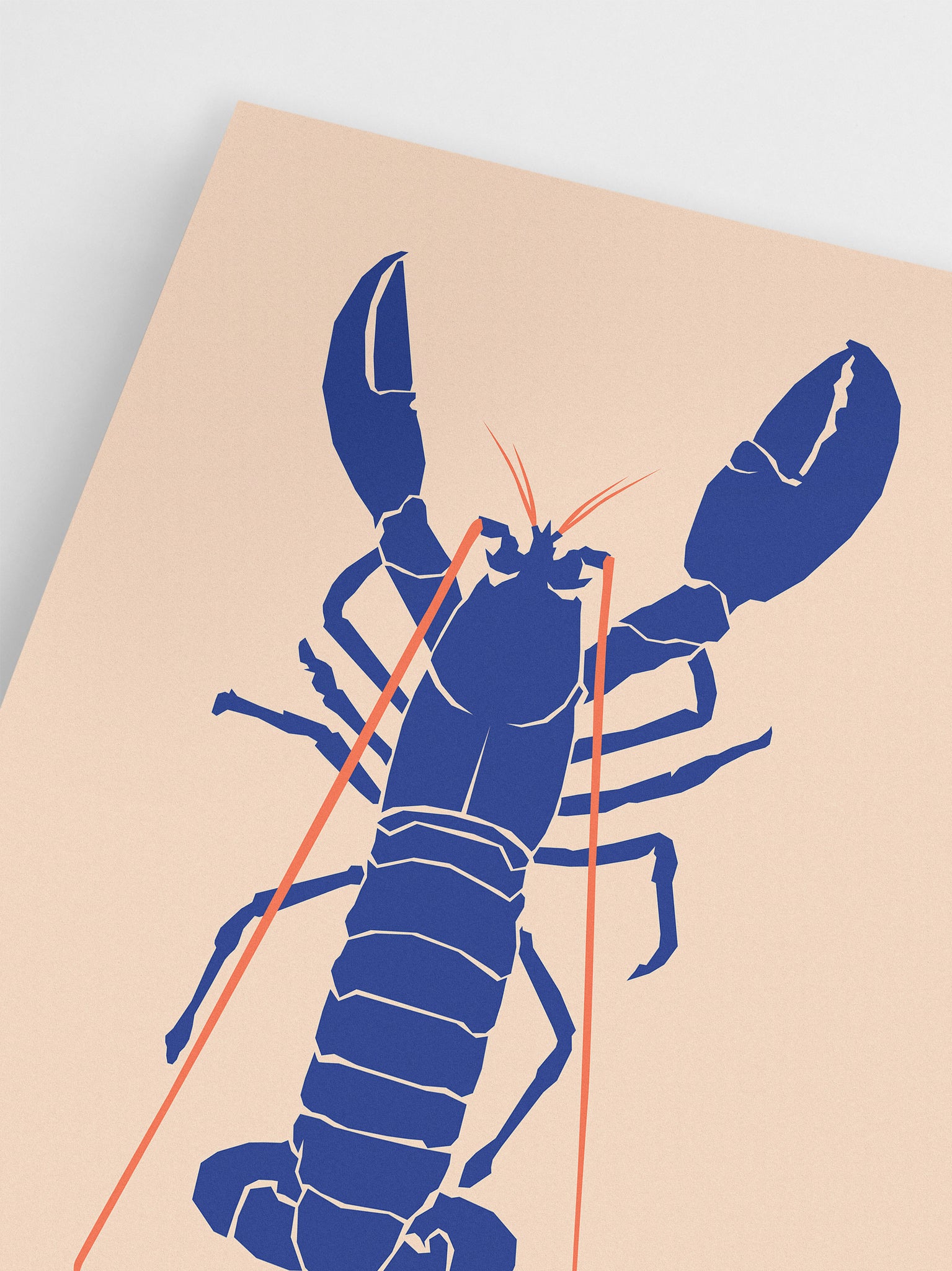Blue Lobster Poster