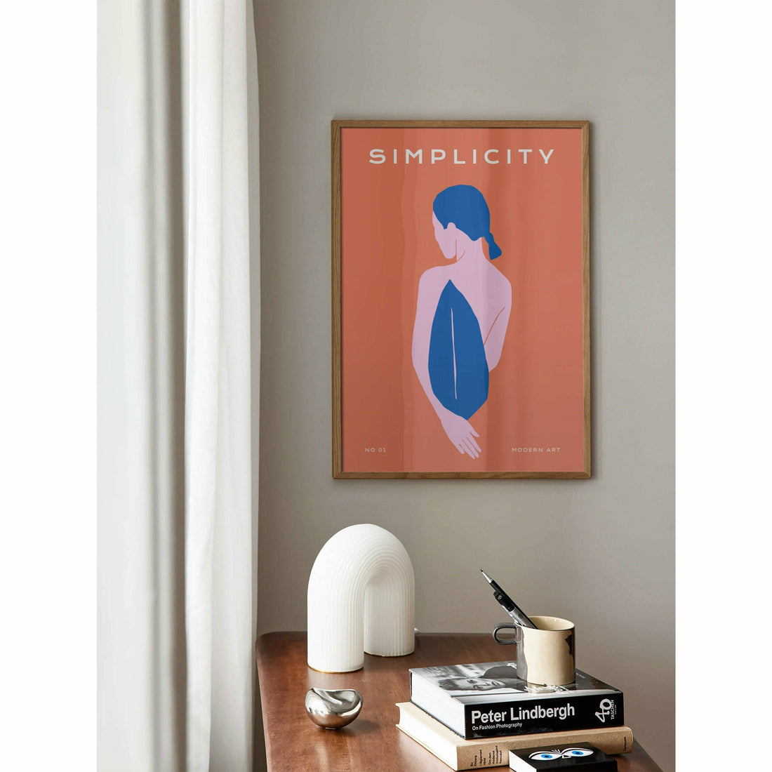 Modern Art Bedroom Poster