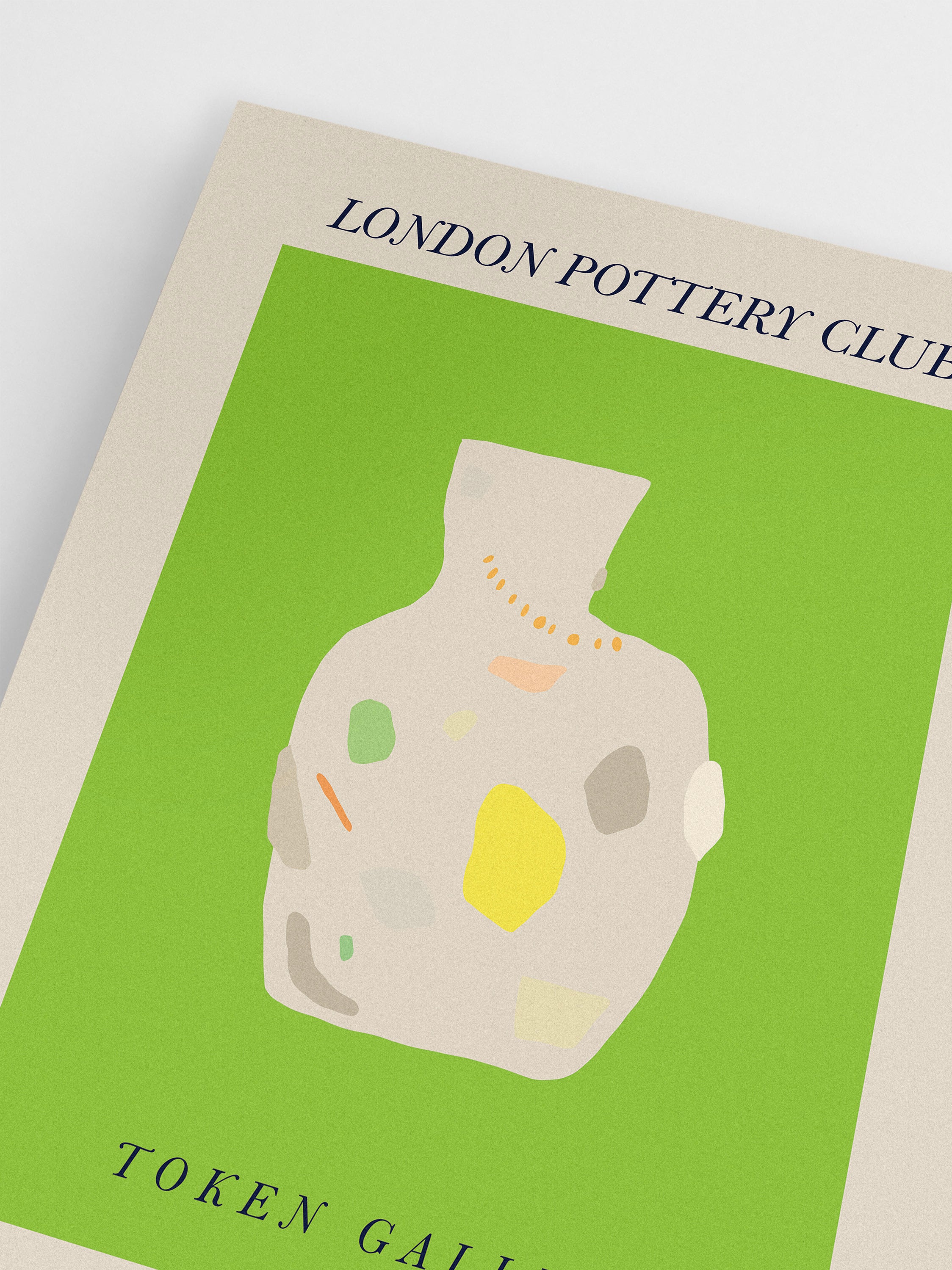 London Pottery Wall Art Poster