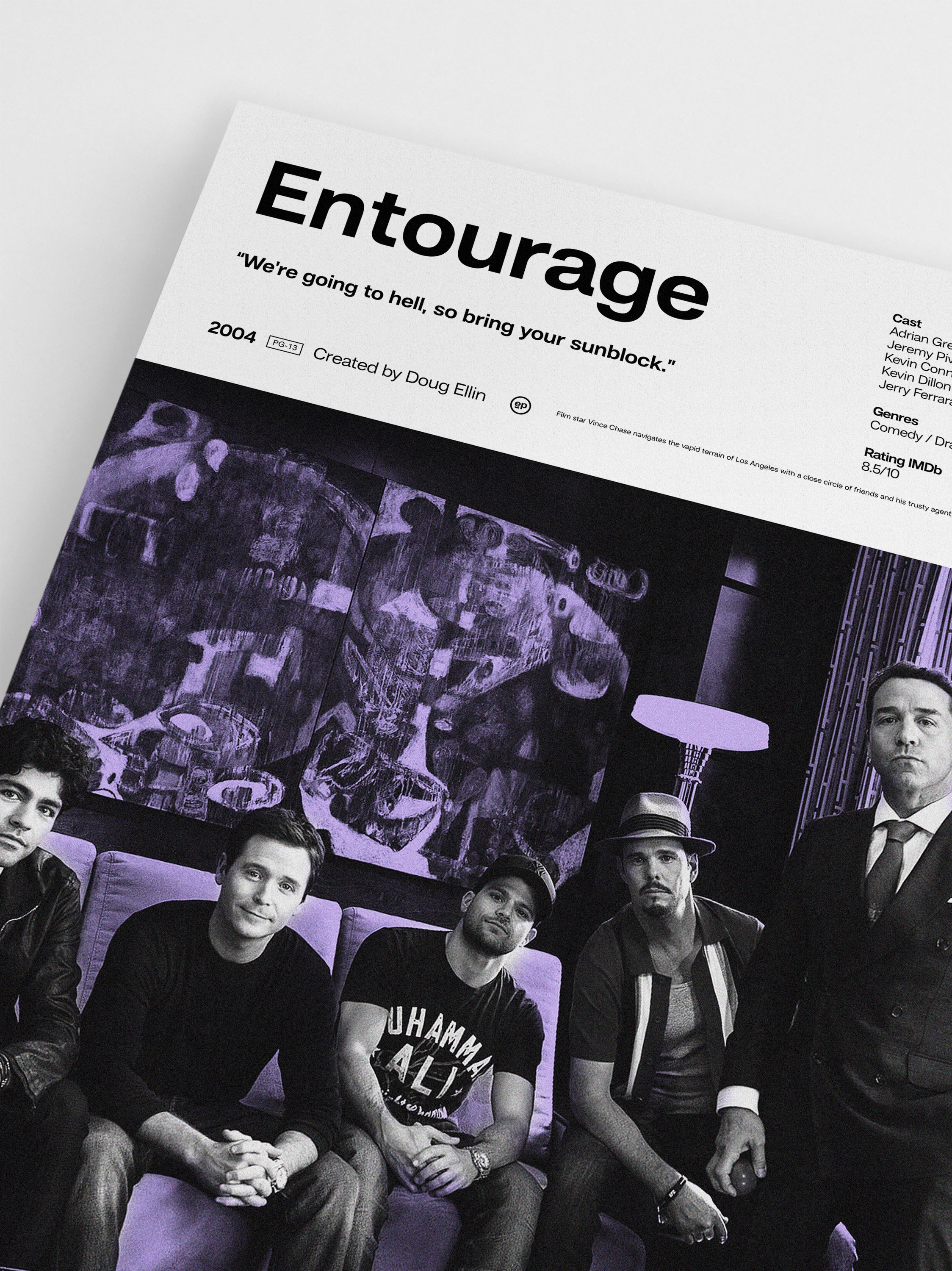 Entourage Poster wall art