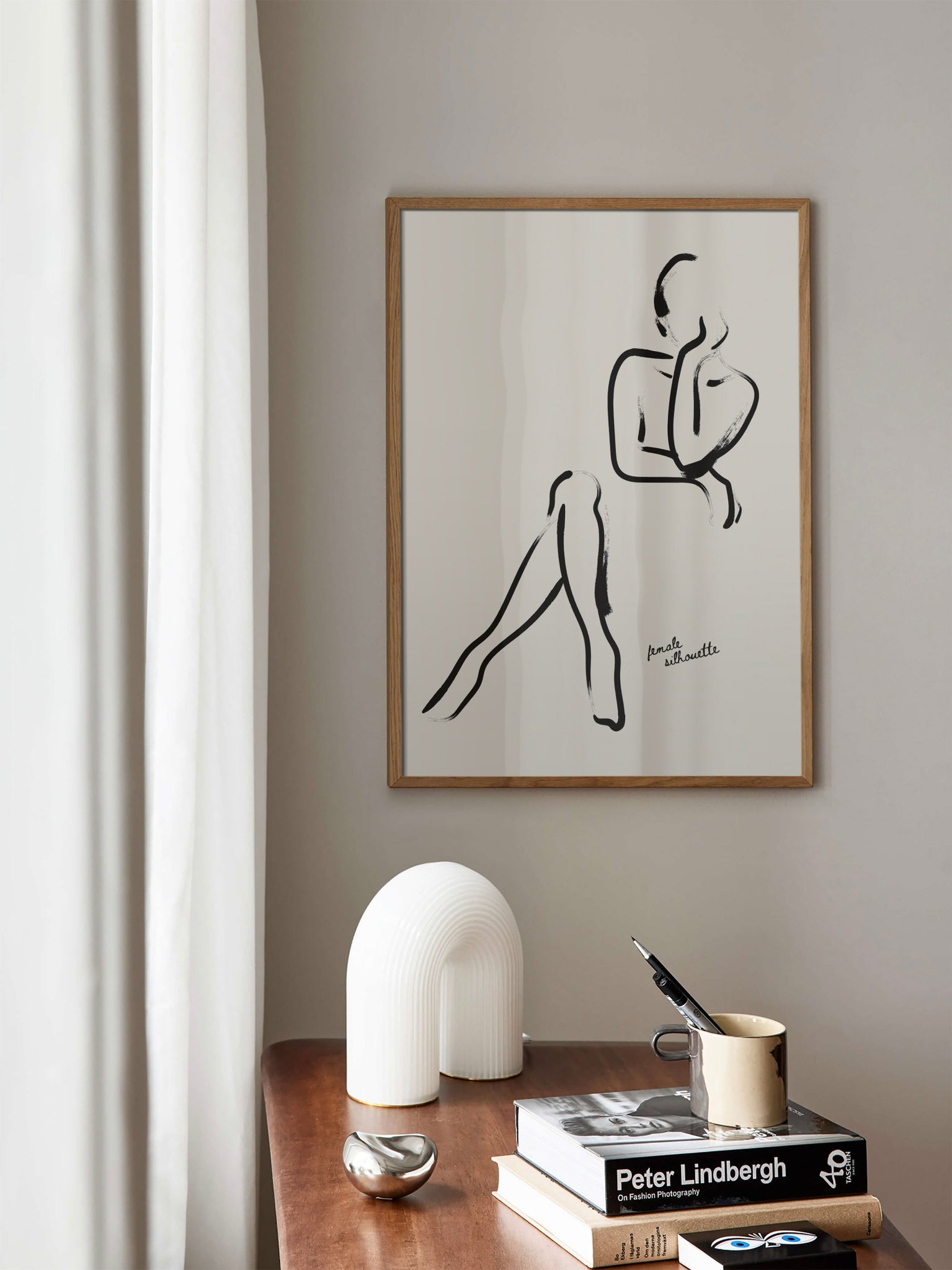 Female Silhouette Poster