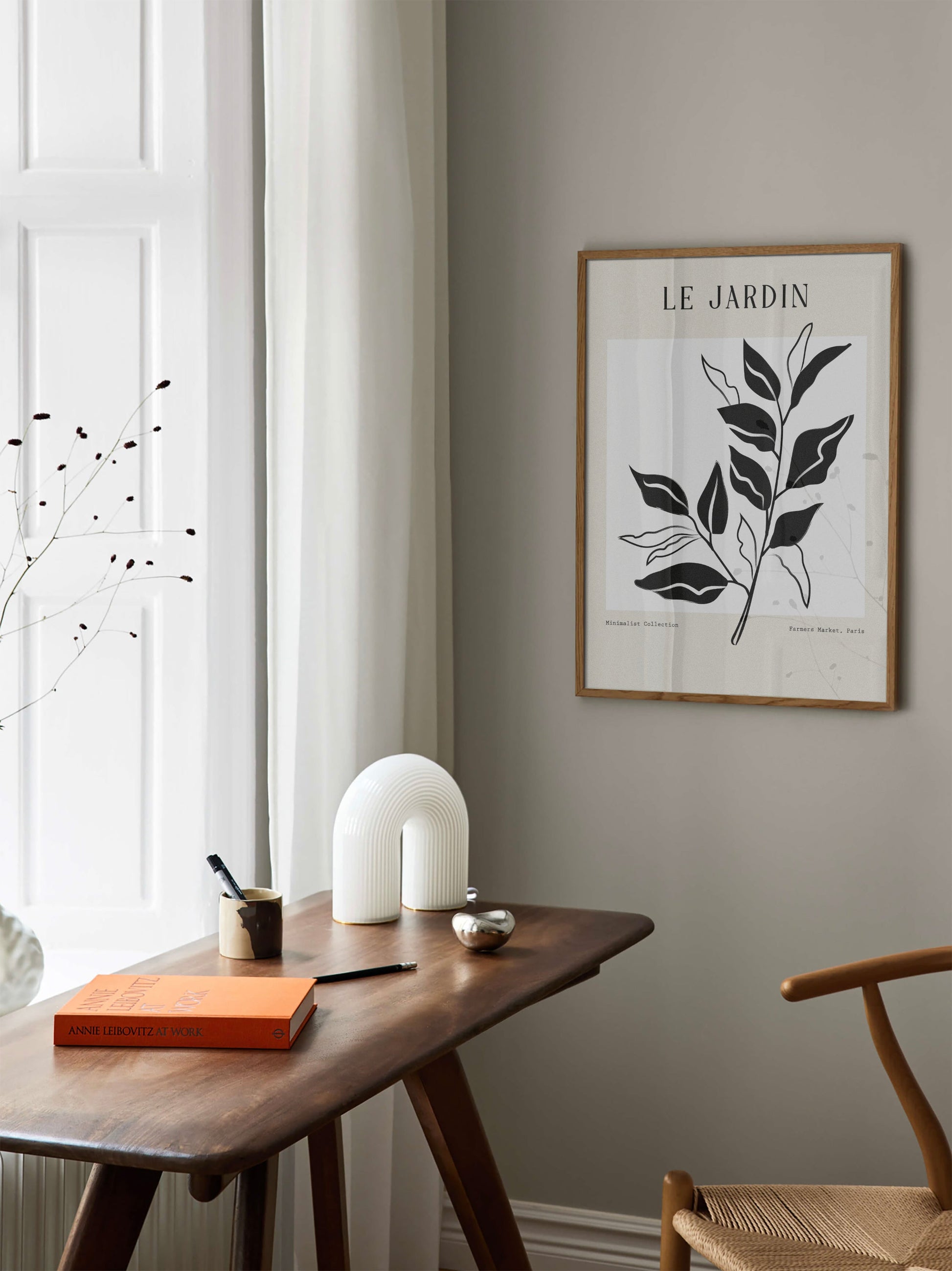 Le Jardin Leaves Bedroom Artwork