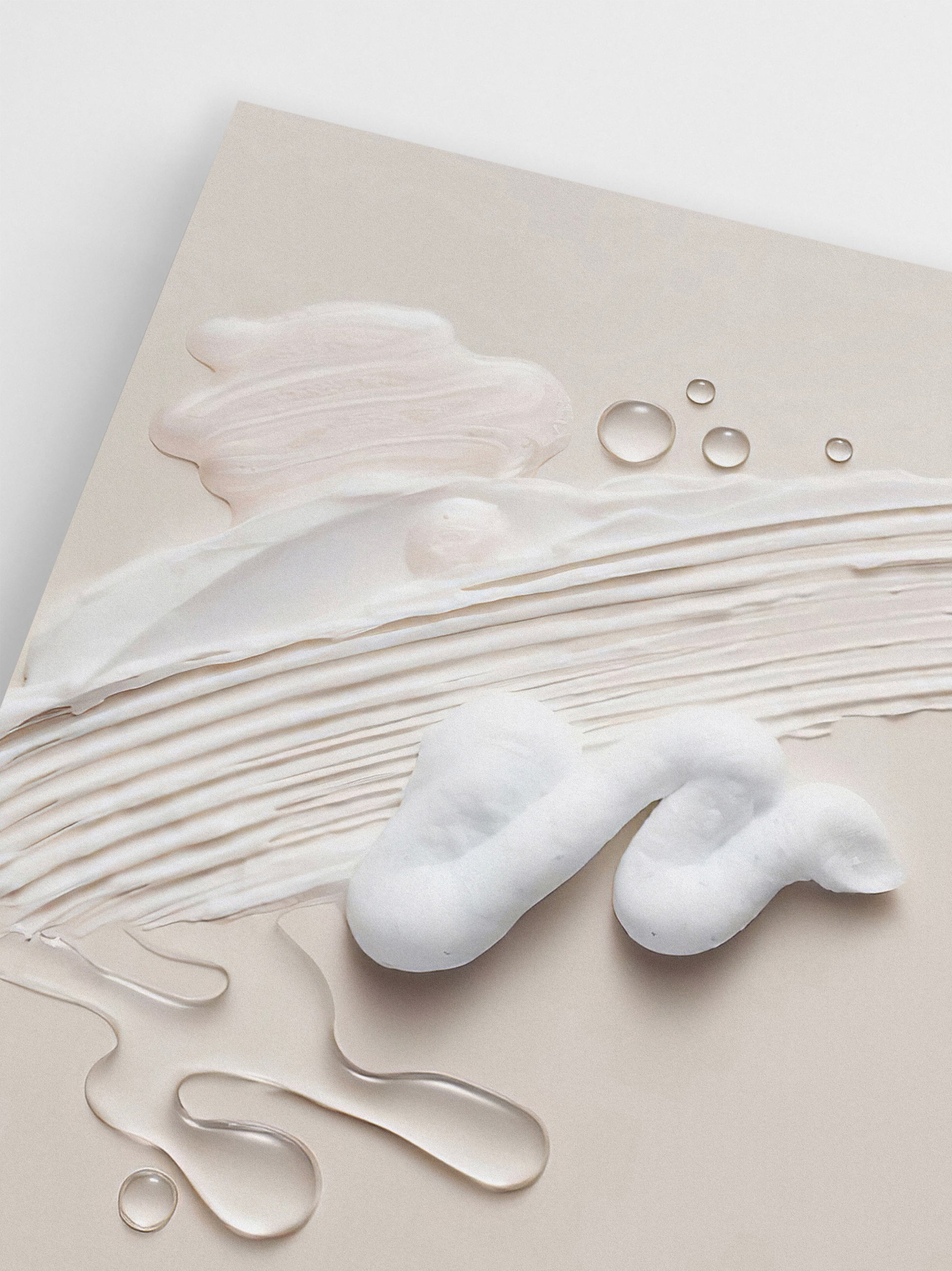 White Foams and Gels wall art