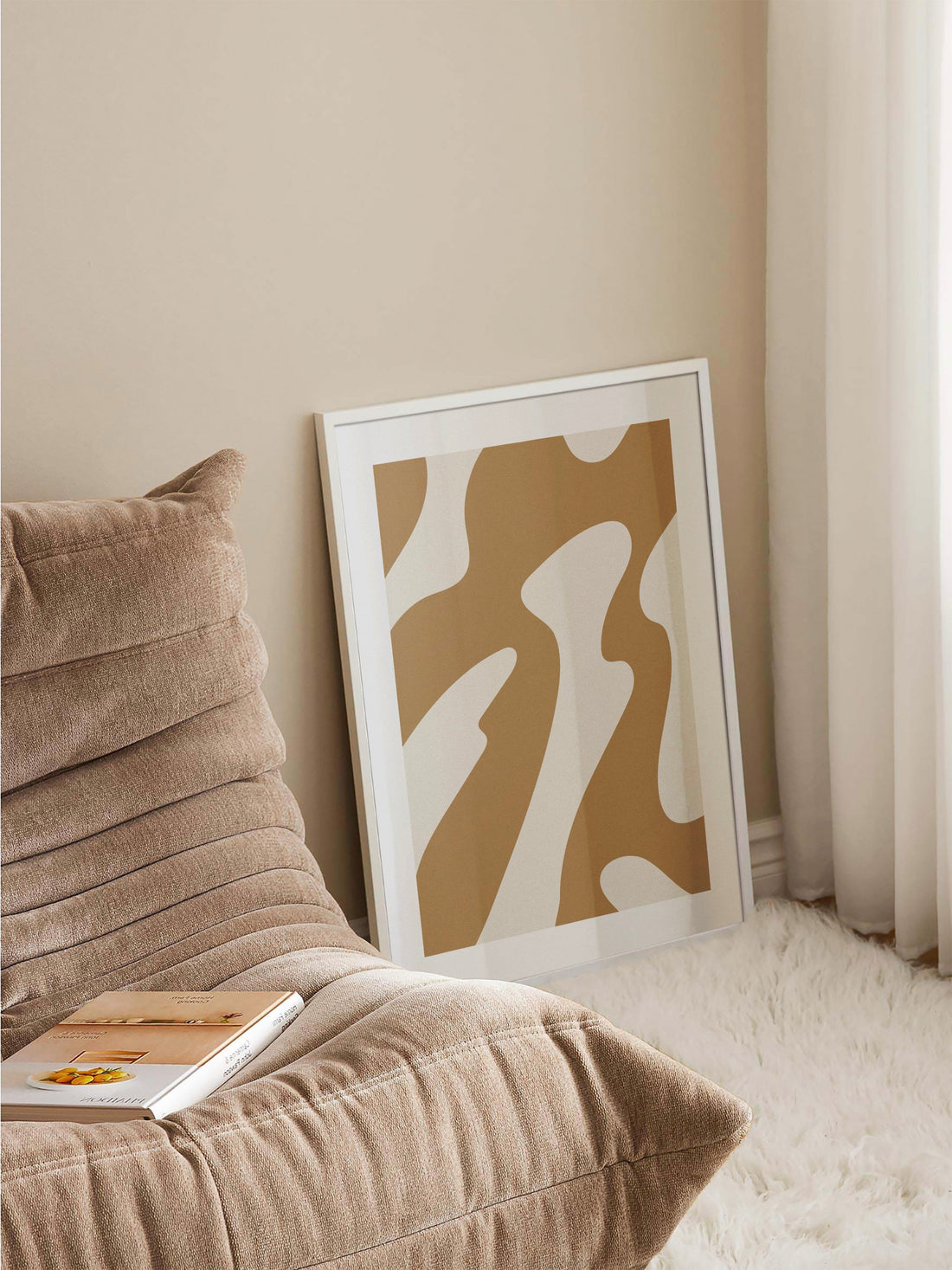Abstract Shapes Wall Decor for Bedroom
