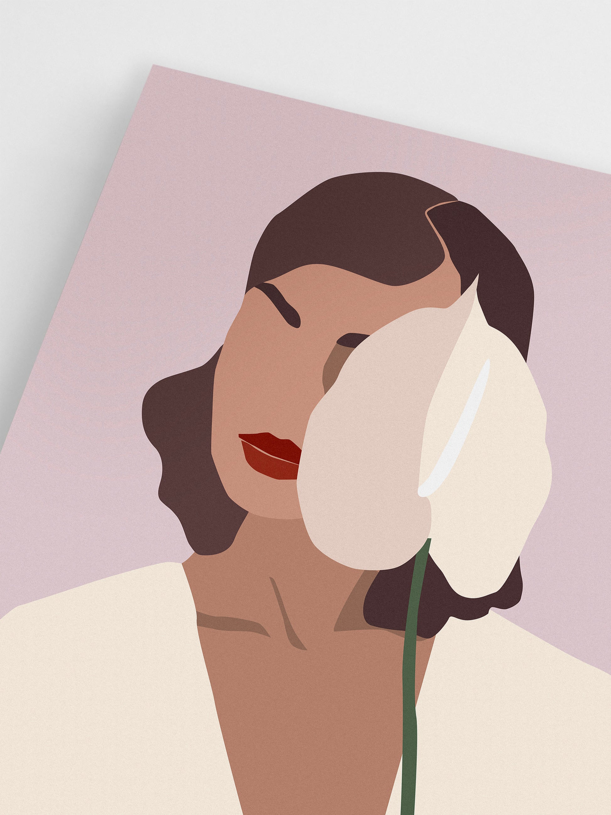 Abstract Woman Poster