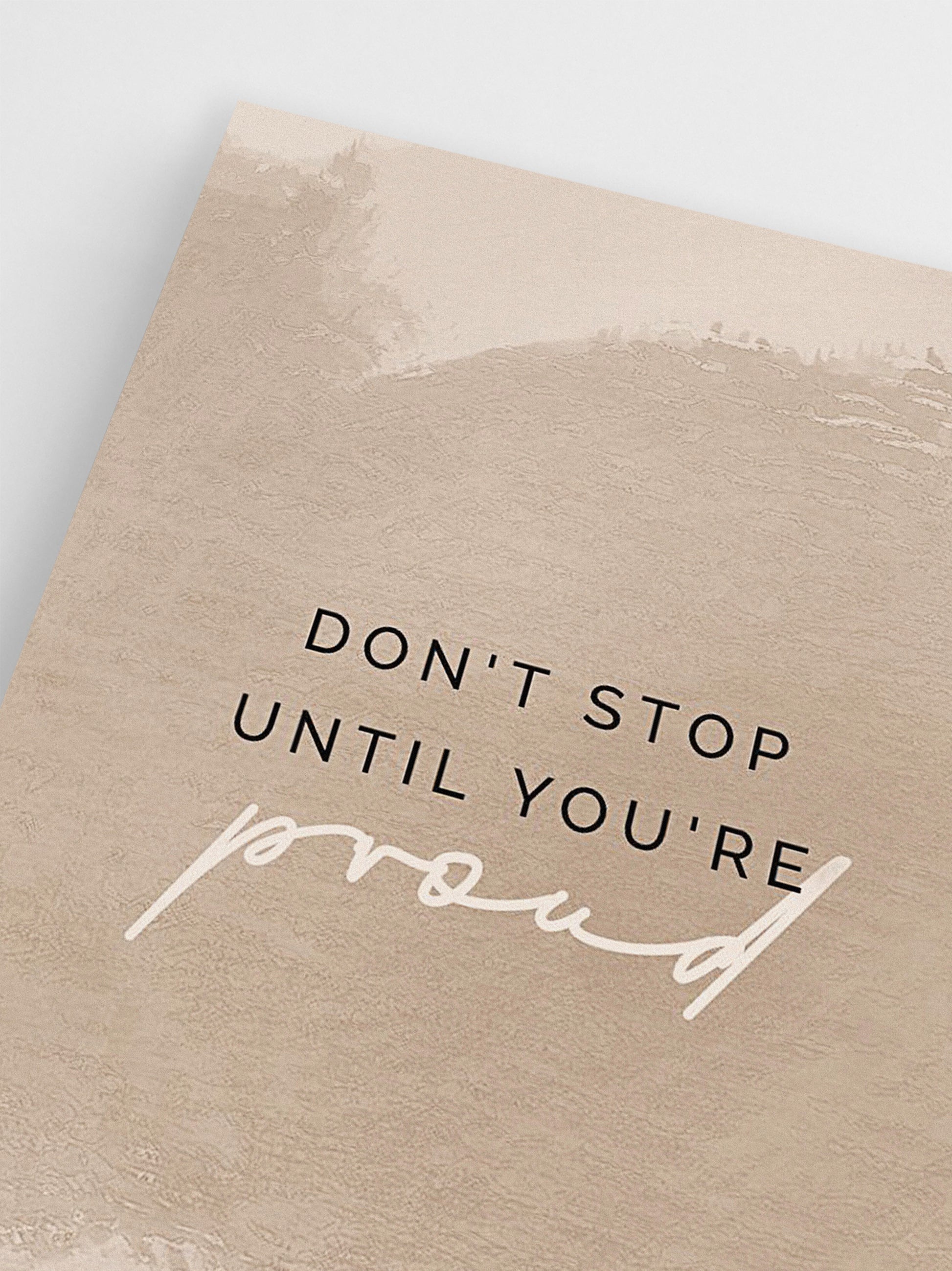 Don’t Stop wall art